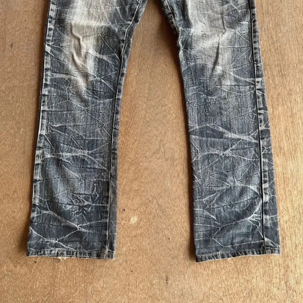 Seditionaries SICKS🔥MILD LIFE “SKULL BONES” Jeans Japan Plaid Denim Pants Size US 32 / EU 48 - 7 Thumbnail