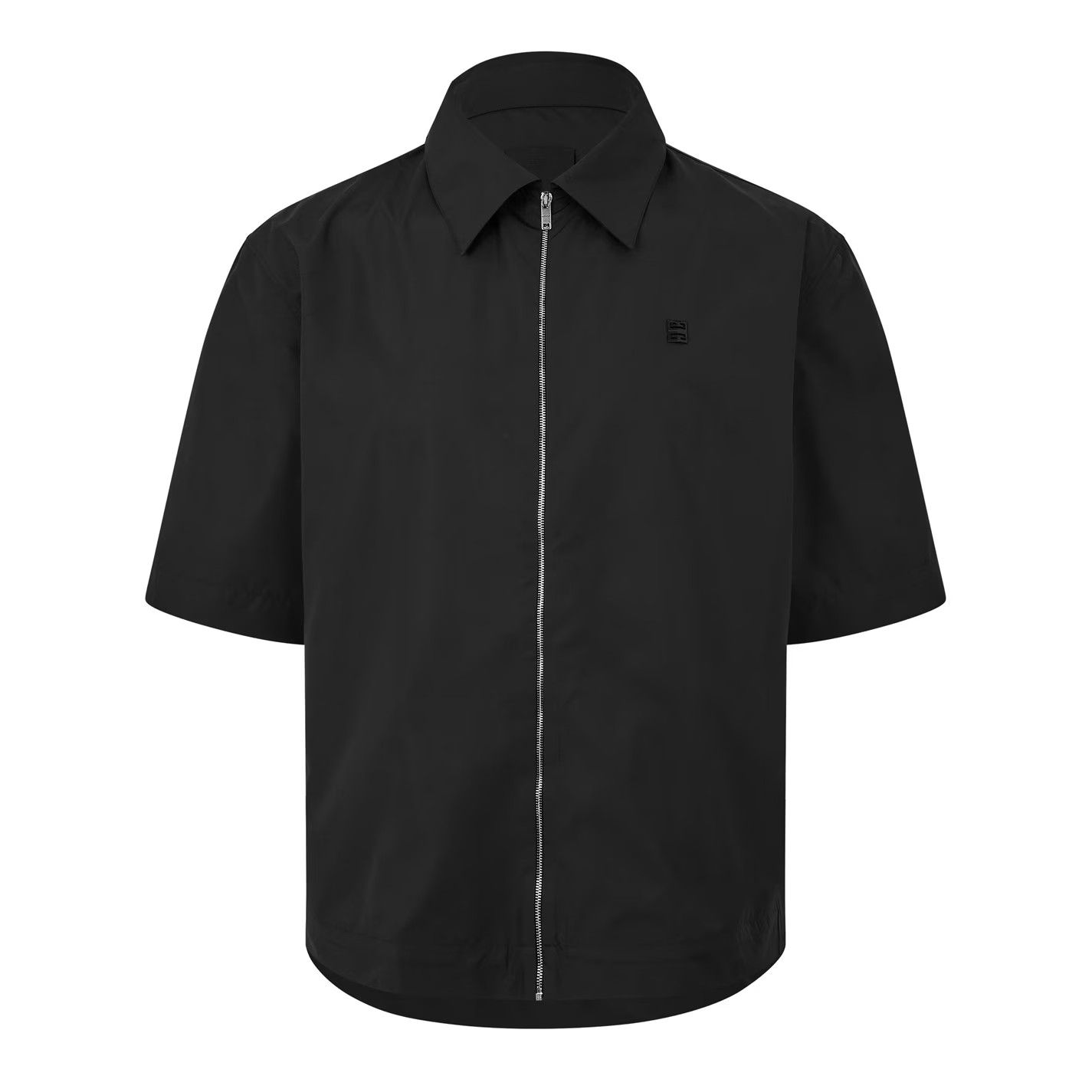Givenchy o1g2r1mq0426 Short Sleeved Zip Shirt in Black Size US S / EU 44-46 / 1 - 1 Thumbnail