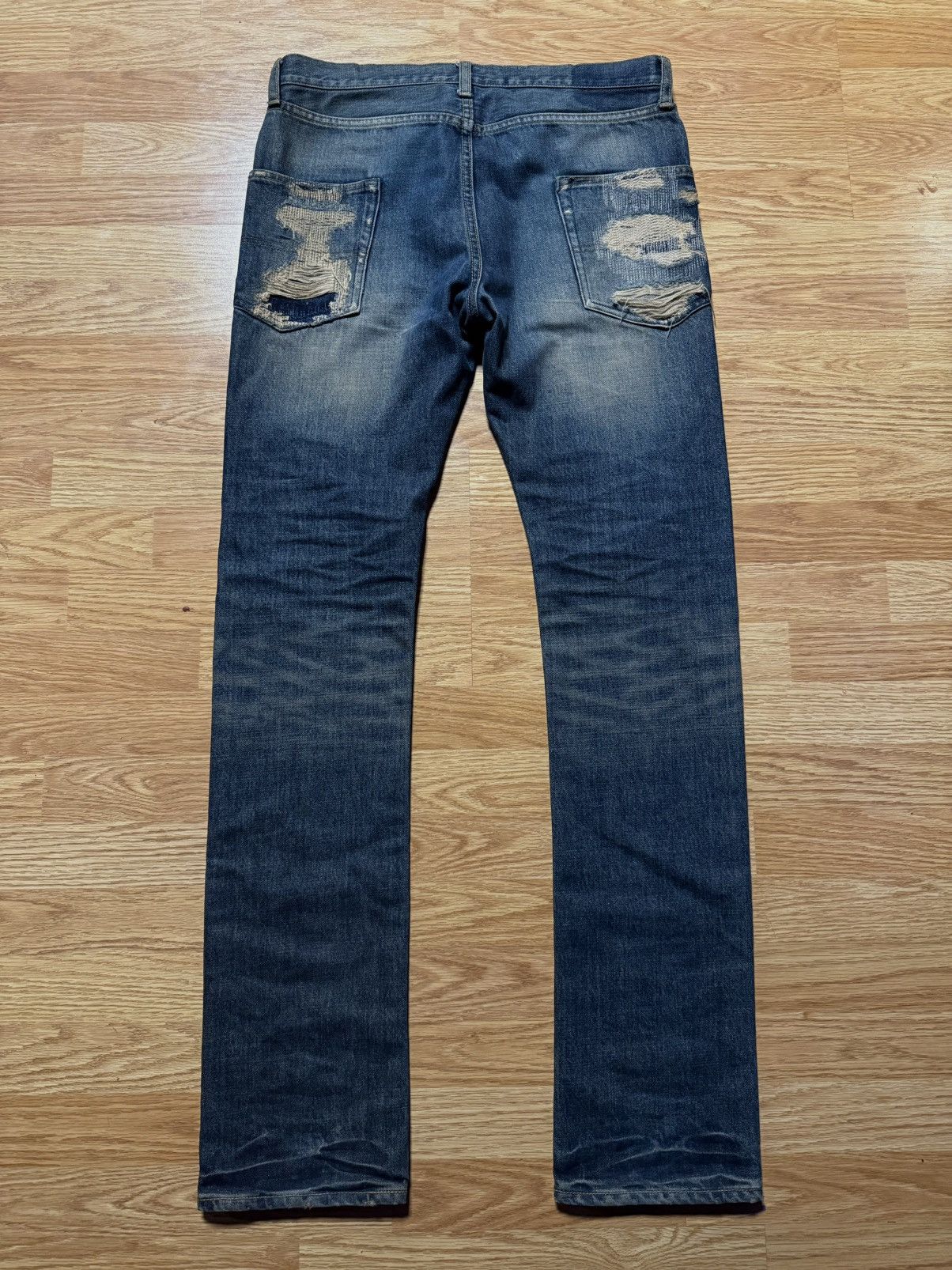 Undercover Undercover AW05 "Arts & Crafts" Skull Jeans Size US 32 / EU 48 - 2 Thumbnail