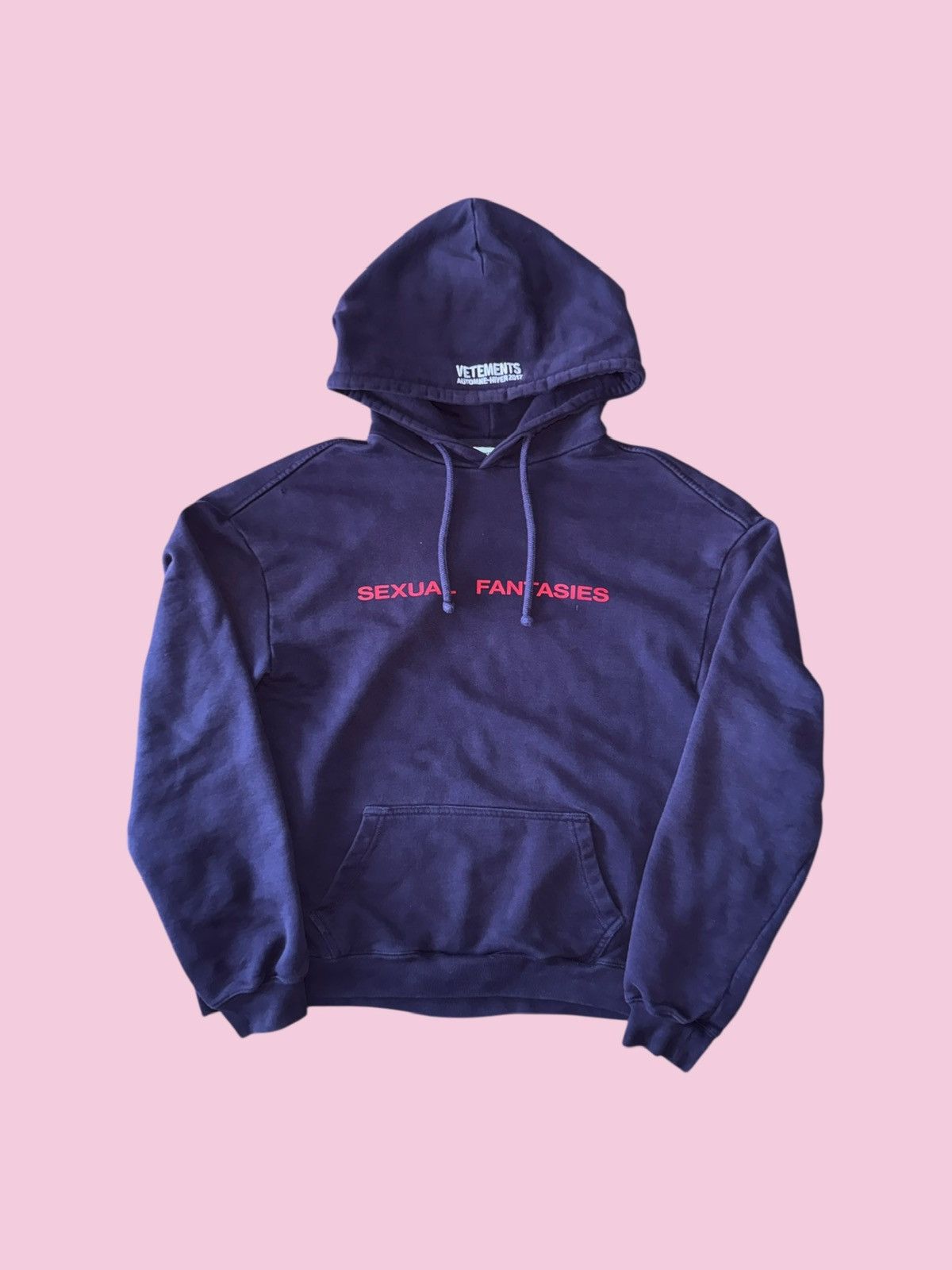 Vetements FINAL DROP!STEAL! Vetements sexual fantasies hoodie
