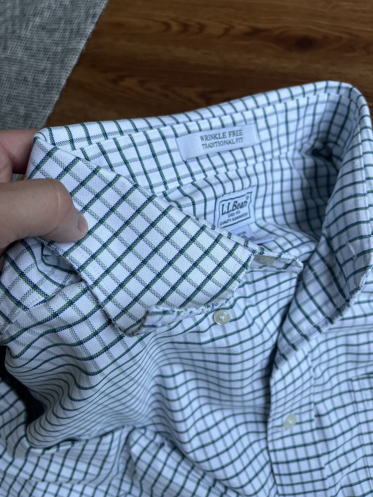 L.L. Bean × Vintage Vintage L.L. Bean Button Up Long Sleeve Wrinkle-Free Size US L / EU 52-54 / 3 - 2 Thumbnail