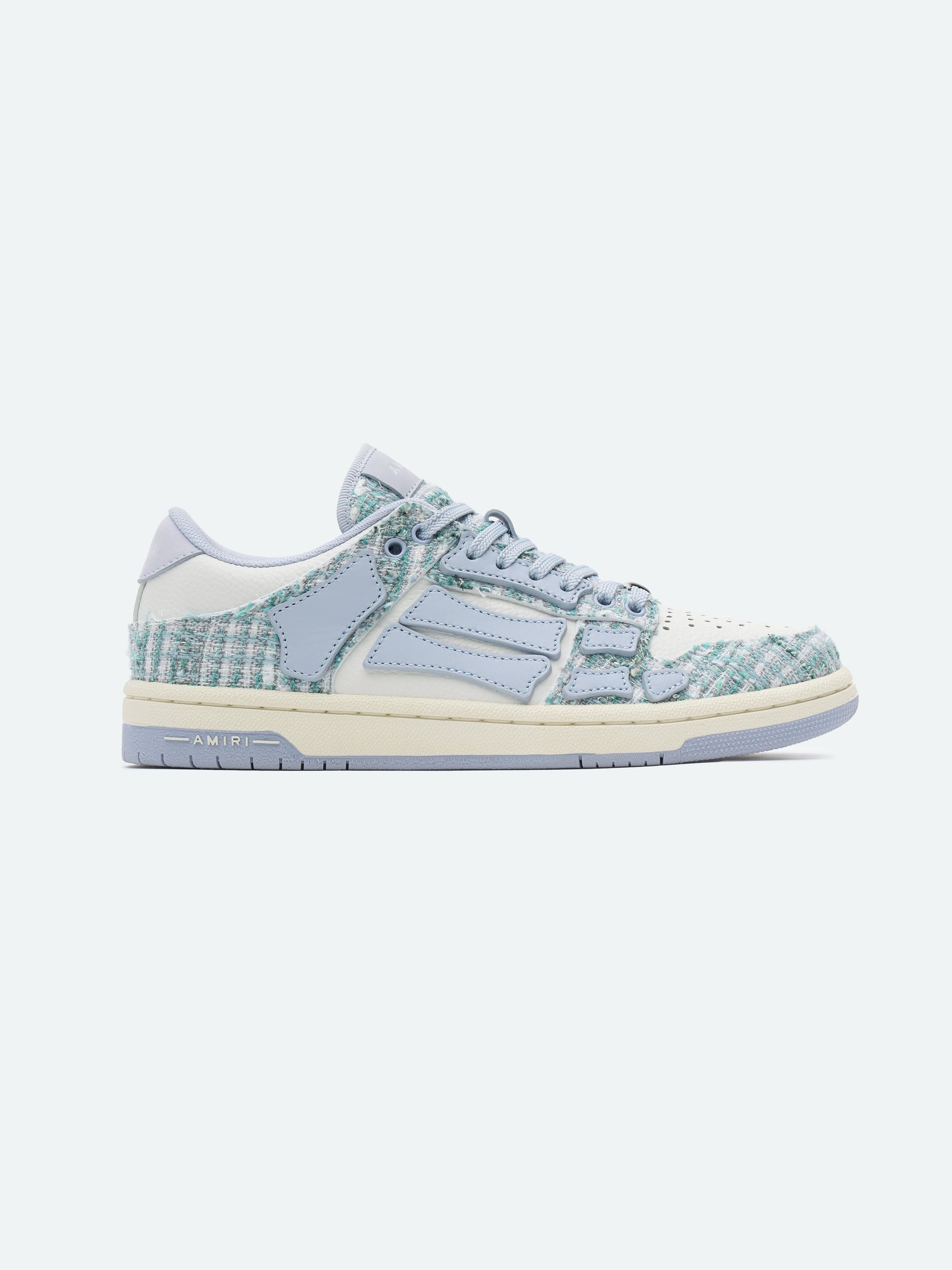 Amiri o1s1wg110525 Boucle Skelton Low-Top Sneakers in Multicolor Size US 8 / IT 38 - 1 Thumbnail