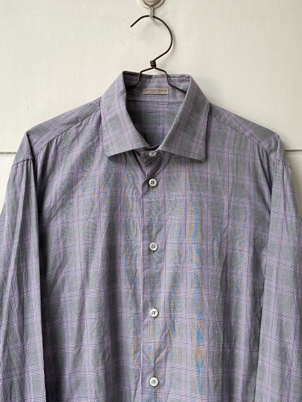 Bottega Veneta BOTTEGA VENETA Plaid Shirt Size US S / EU 44-46 / 1 - 11 Thumbnail