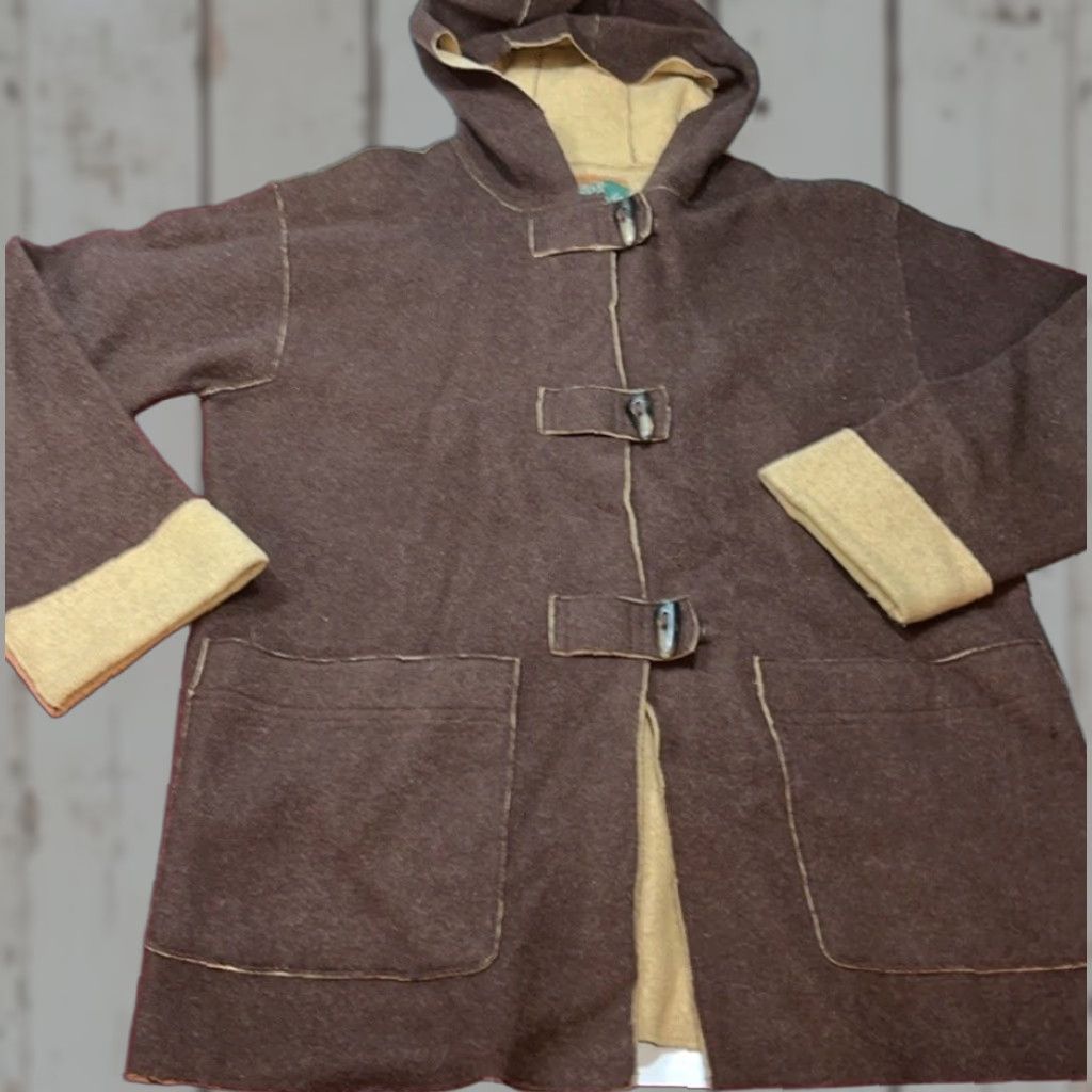 Ralph Lauren VINTAGE Ralph Lauren Coat Jacket Wool Brown Hooded Button 90s Womens S Brown Wool Parka Coat - Ralph Lauren - USA - Medium? Size S / US 4 / IT 40 - 1 Thumbnail