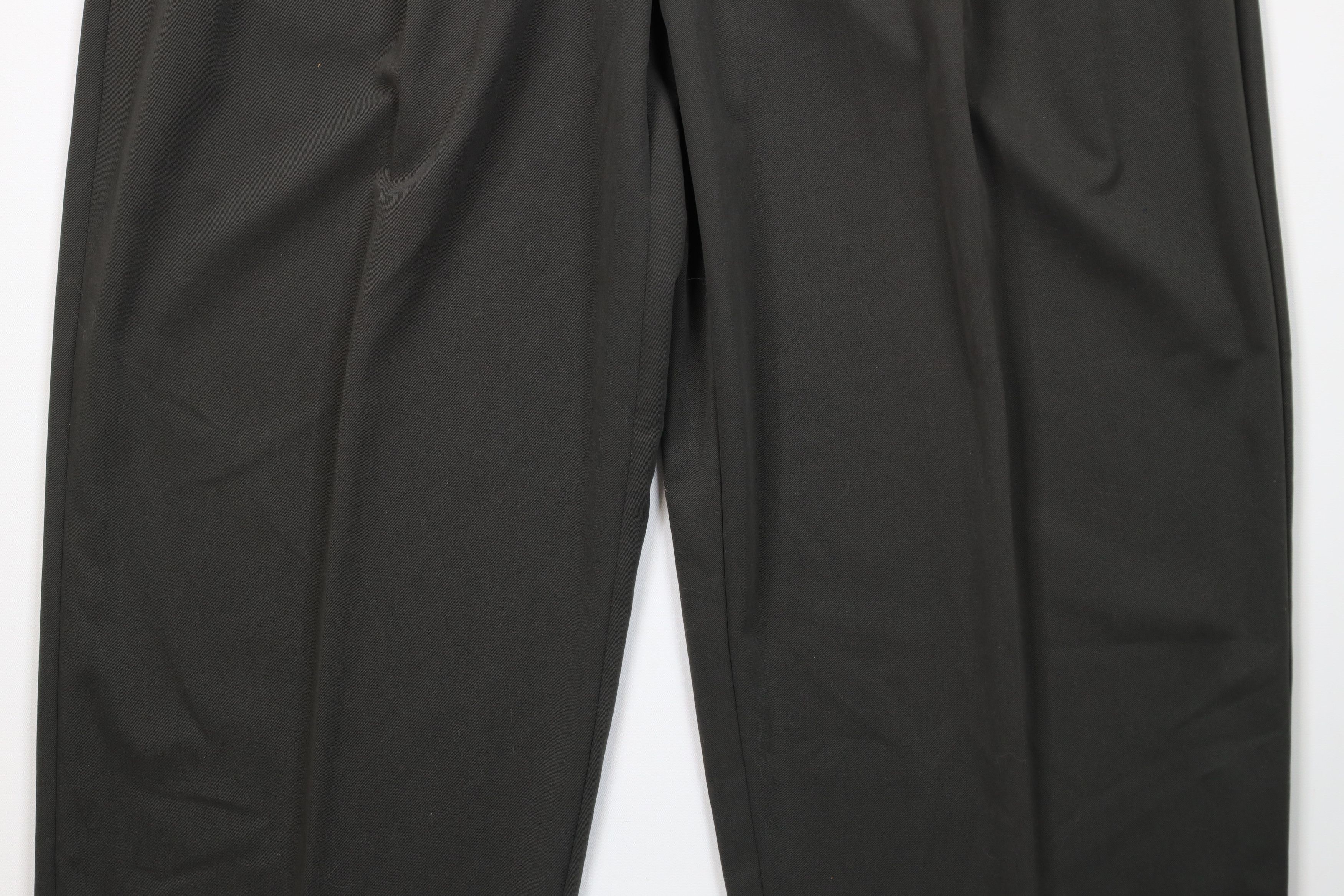 Vintage Vintage Y2K Streetwear Microfiber Wide Leg Chino Pants Green Size US 38 / EU 54 - 3 Thumbnail