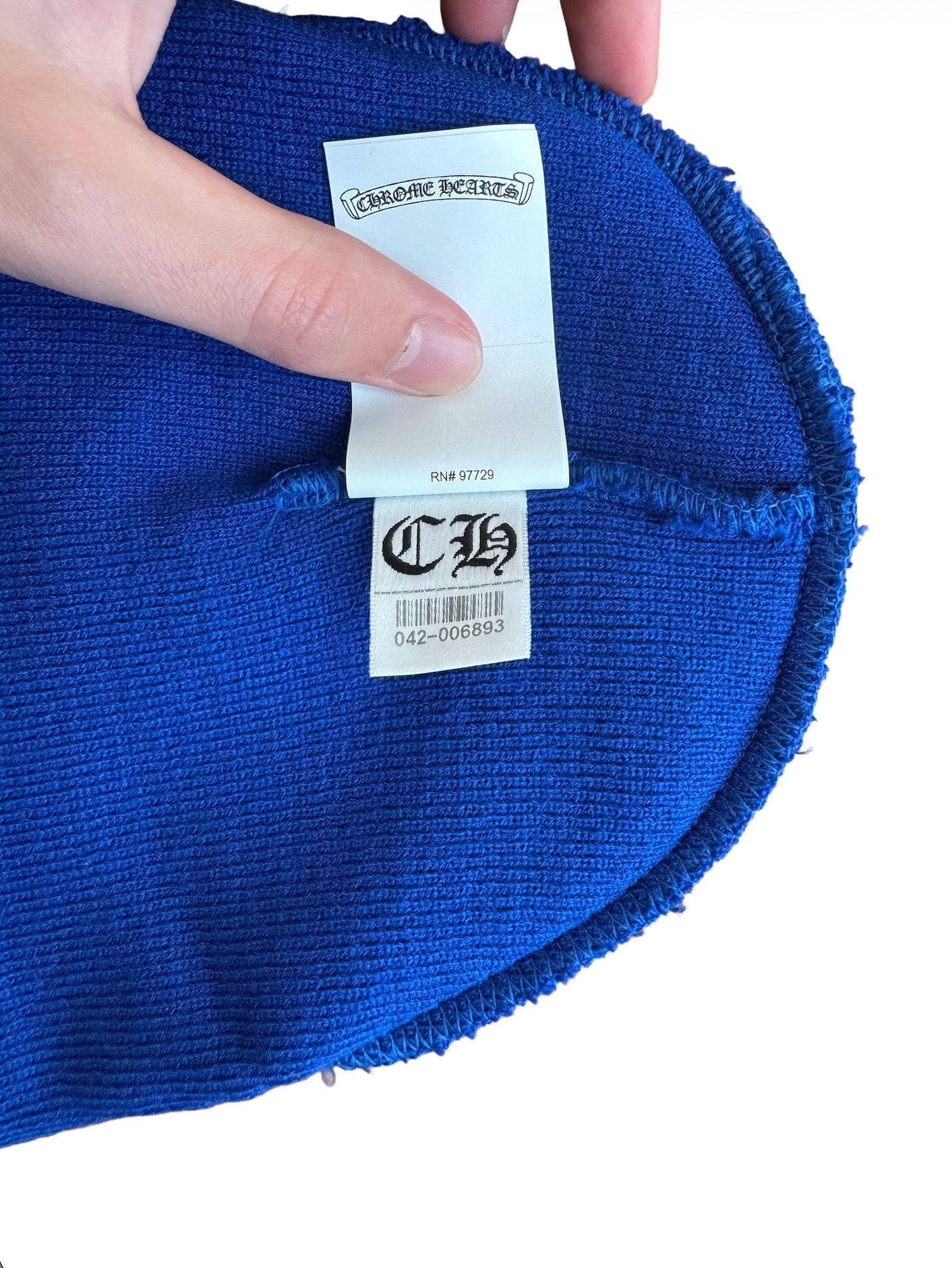 Chrome Hearts Chrome Hearts Blue Watch Cap Size ONE SIZE - 6 Thumbnail