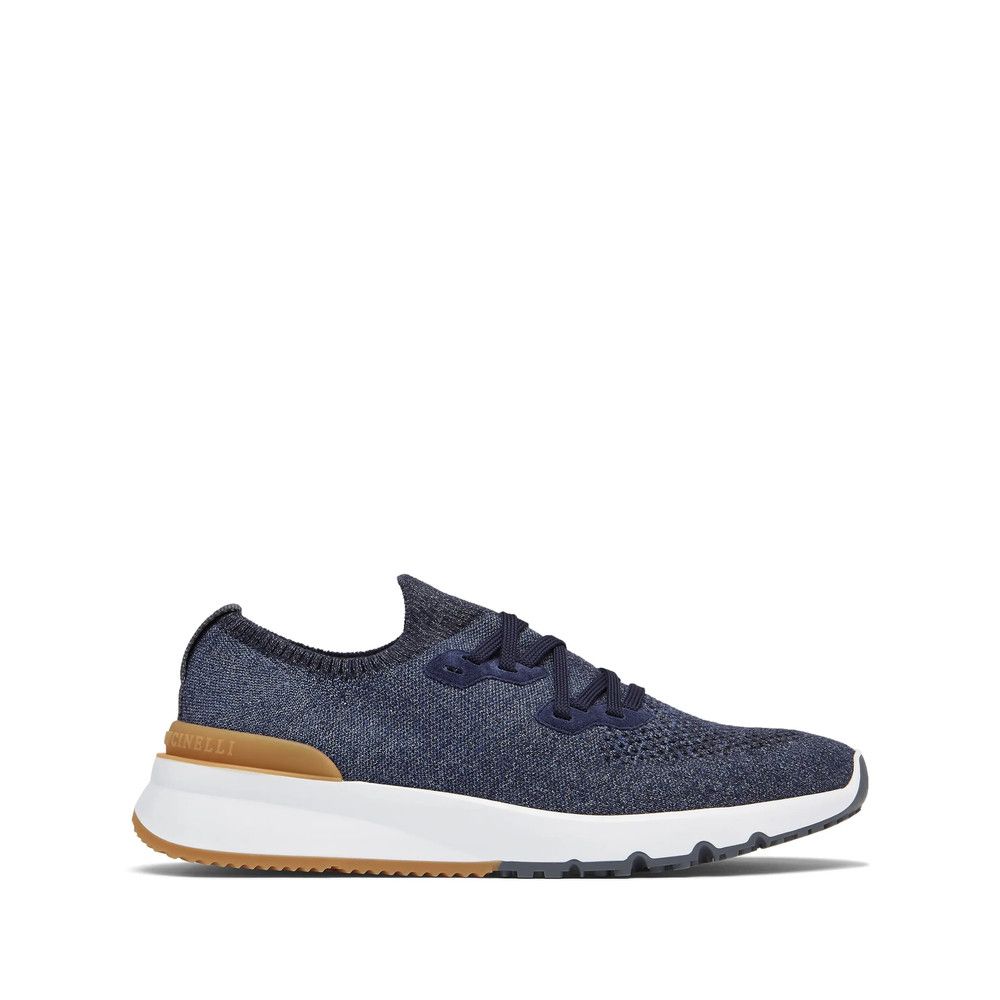 Brunello Cucinelli Brunello Cucinelli BLUE Trainers - Low-Tops Size US 7 / EU 40 - 1 Thumbnail