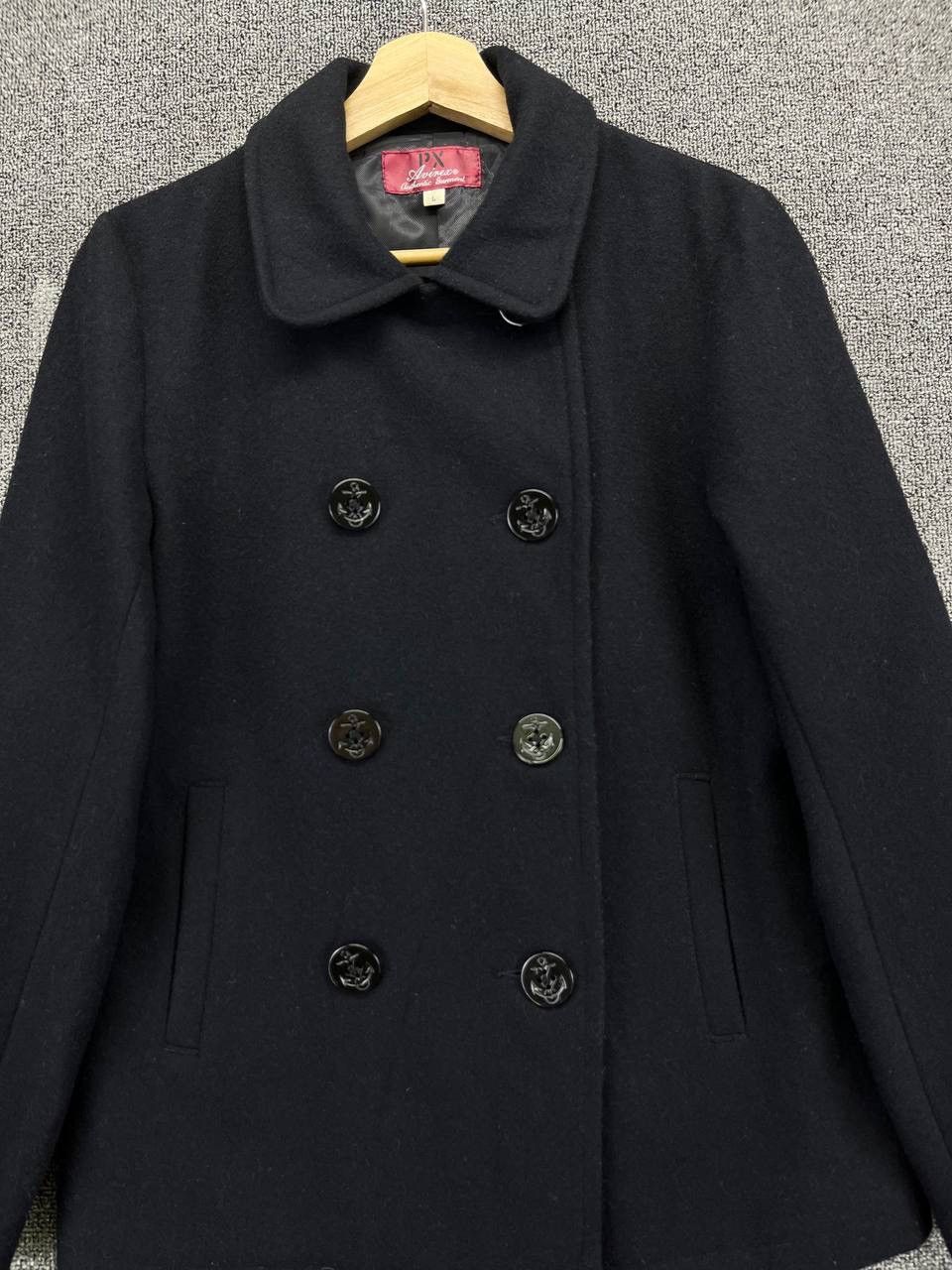 Avirex Vintage Avirex Black Wool Jacket Size L / US 10 / IT 46 - 5 Thumbnail