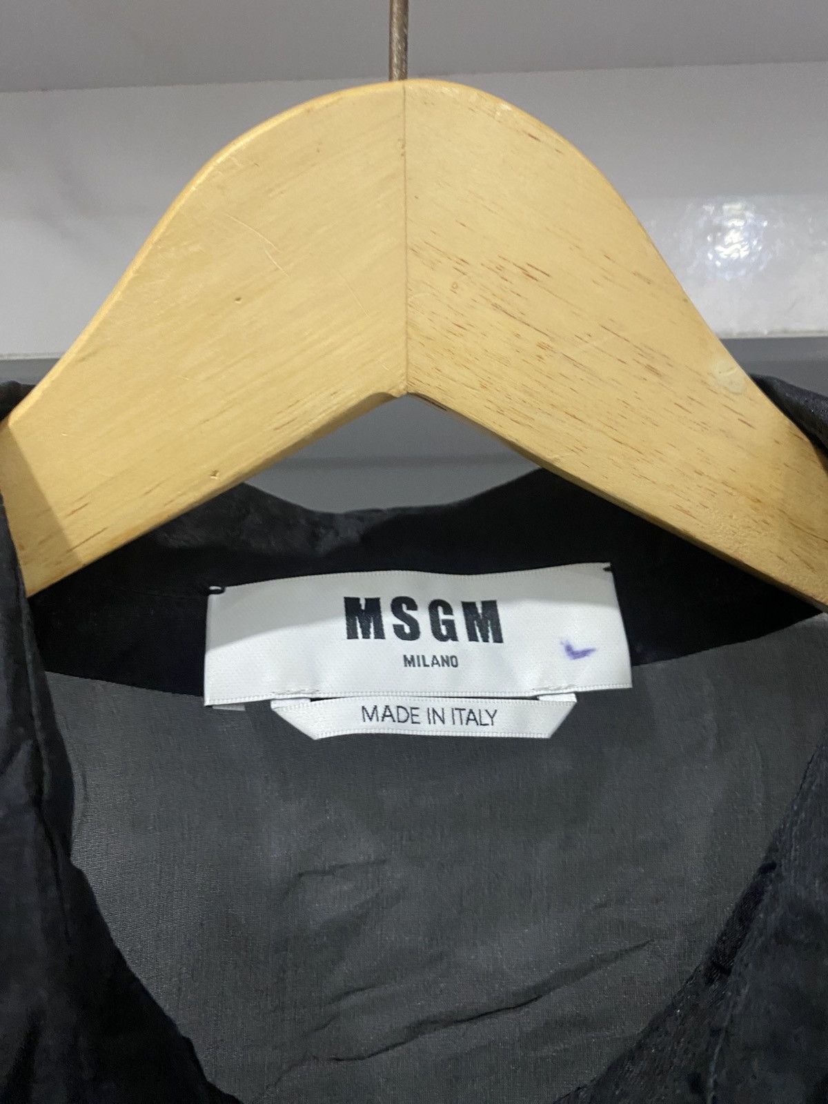 MSGM 🖤BLACKFRIDAY🖤Mesh Button Shirt Hysteric Style AA0157 Size US L / EU 52-54 / 3 - 5 Thumbnail