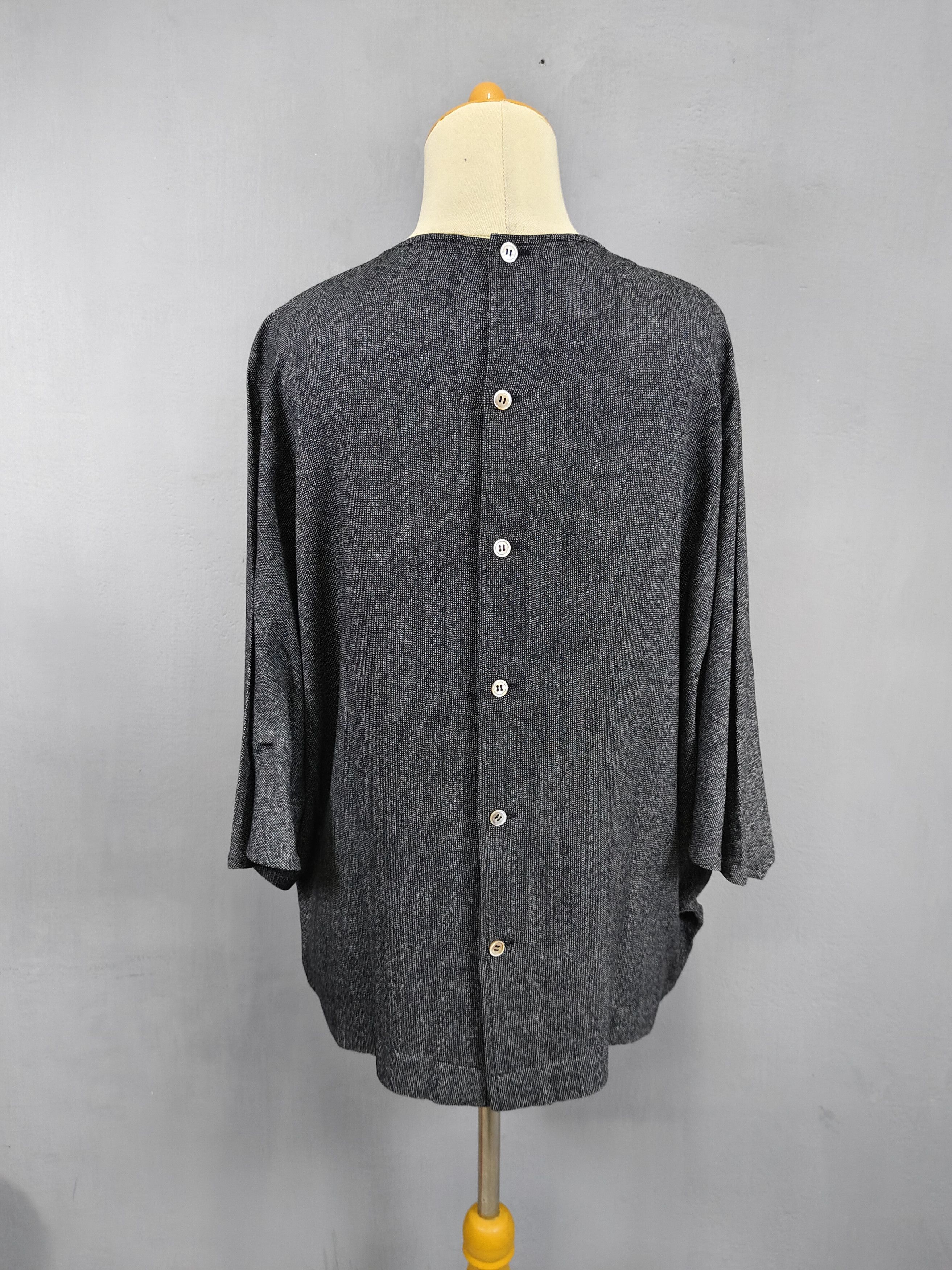 Comme des Garcons ARCHIVE📕90s CDG Oversized Batwing Dolman Rayon Top Size L / US 10 / IT 46 - 5 Thumbnail