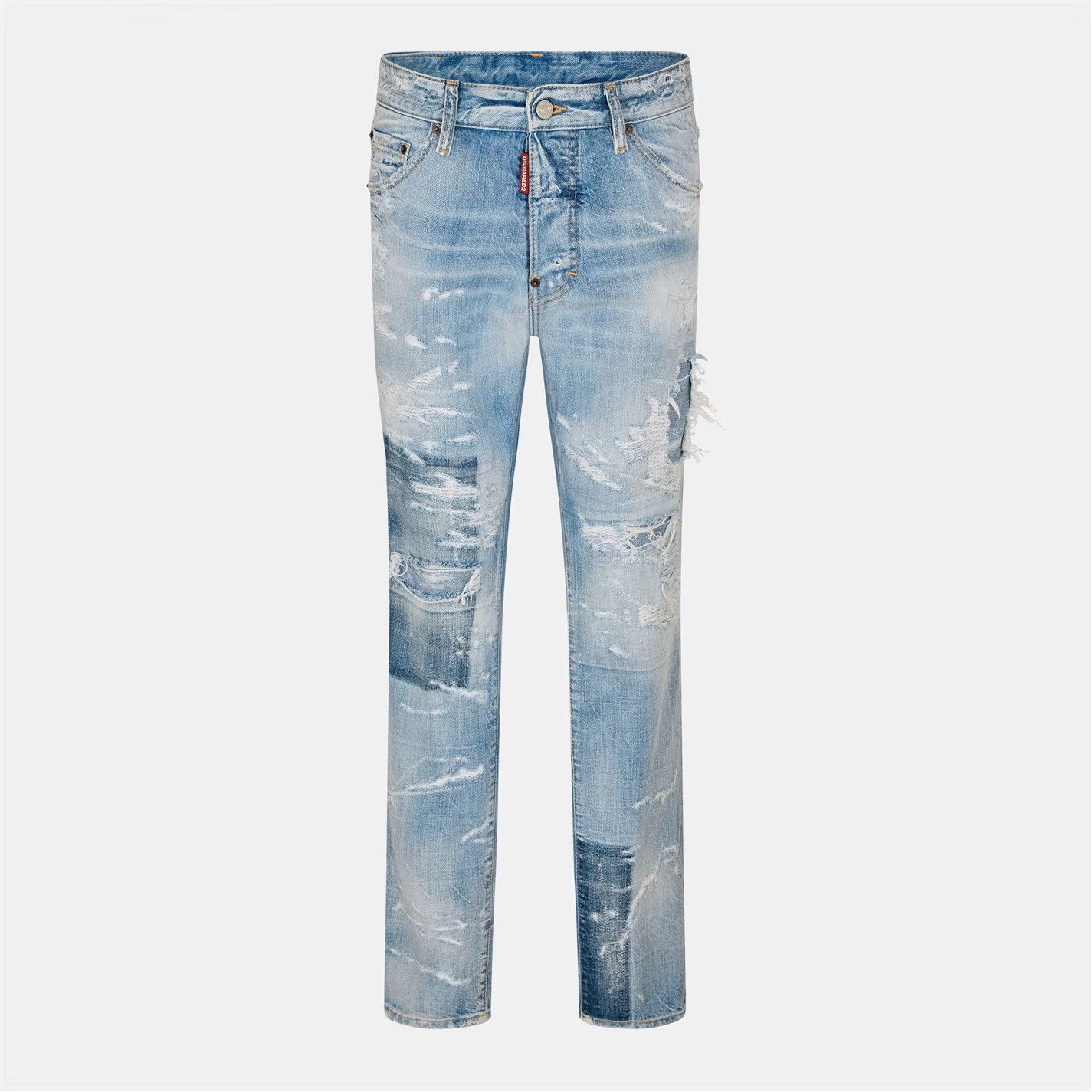 Dsquared2 o1g2r1mq0426 Cool Guy Slim Fit Jeans in Blue Size US 36 / EU 52 - 1 Thumbnail