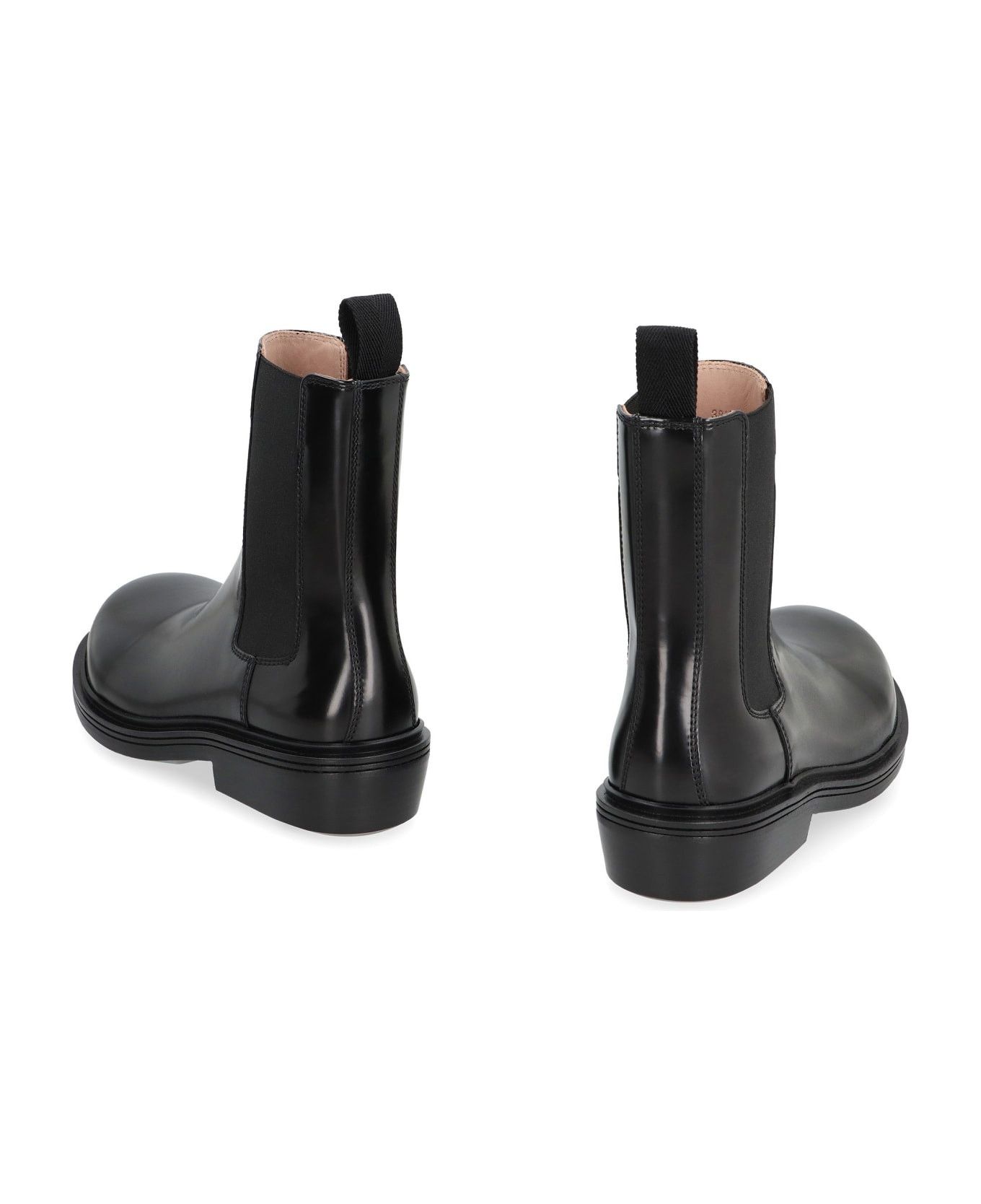 Bottega Veneta o1s1rm1025 Fireman Chelsea Ankle Boots in Black Size US 6 / IT 36 - 3 Thumbnail