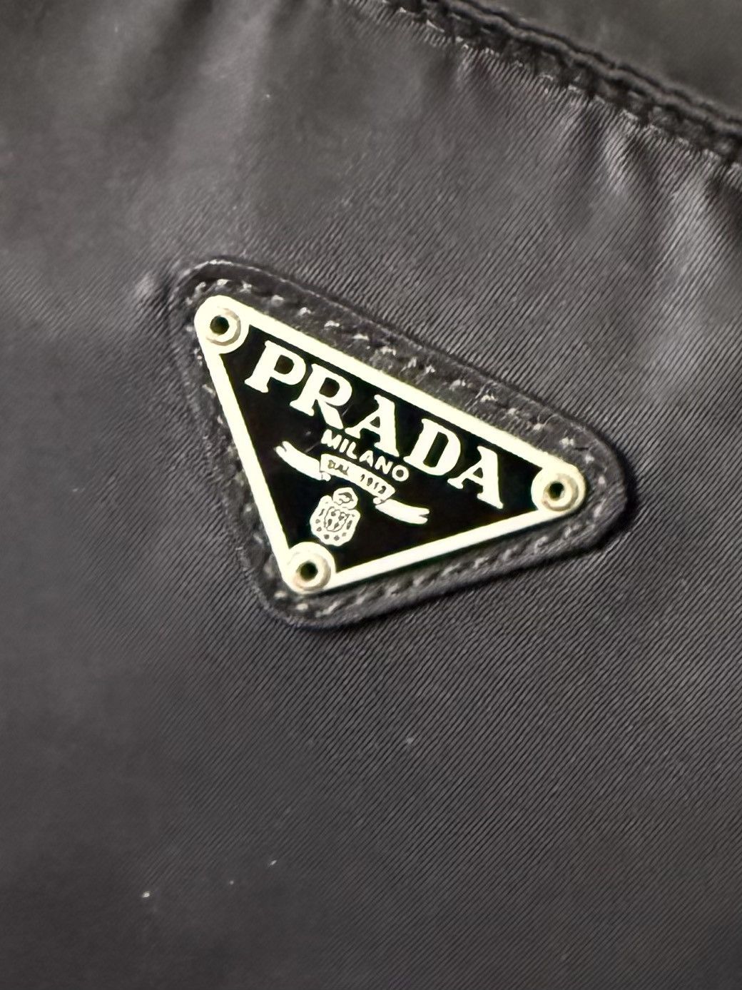 Prada Vintage Prada Medium Black Crossbody Sling Bag Size ONE SIZE - 8 Thumbnail