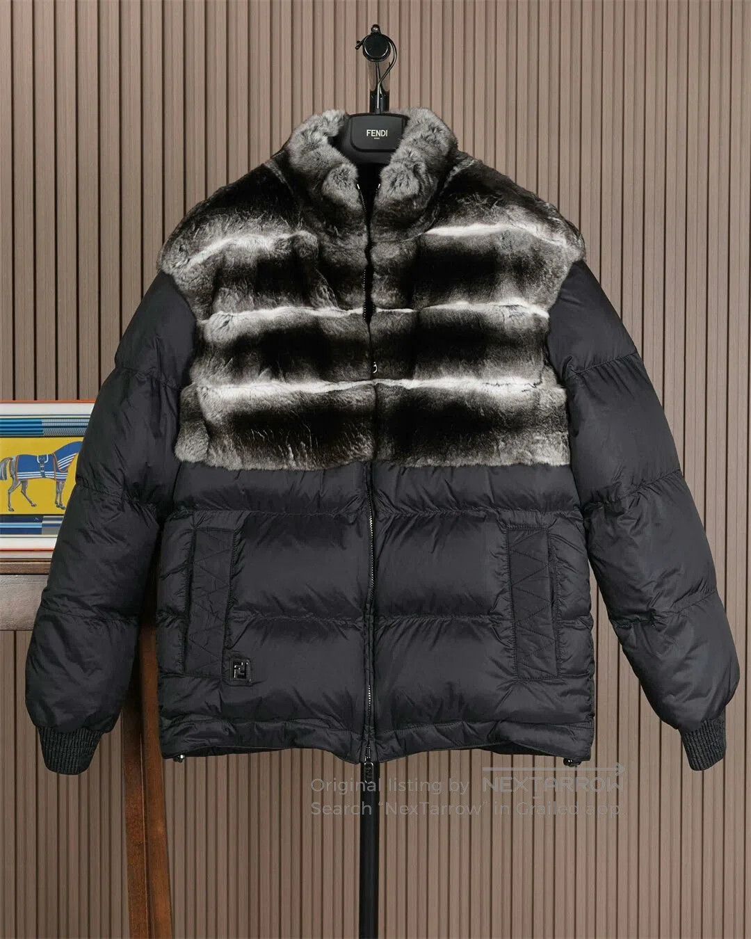 Fendi Fendi Men's Fur Down Jacket. Size US M / EU 48-50 / 2 - 1 Thumbnail