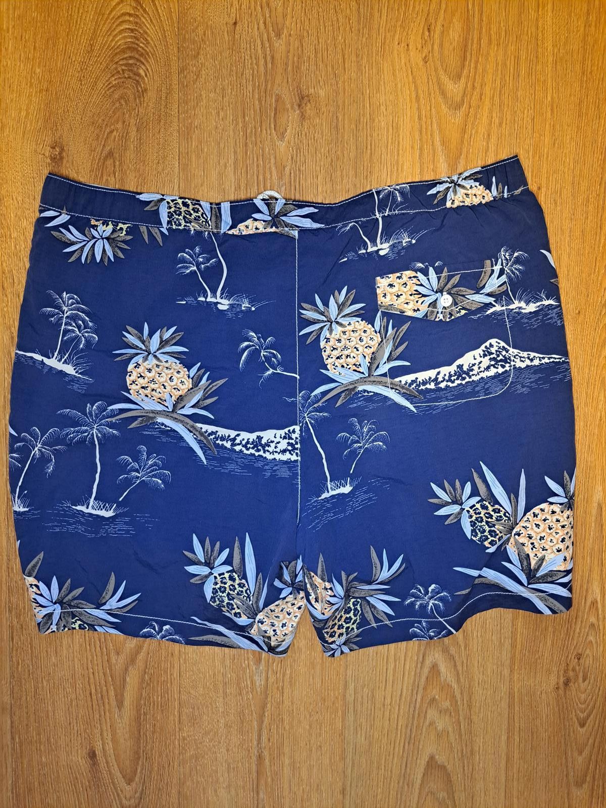 Tommy Bahama Tommy Bahama Relax Swim Trunks Mens XL Blue Nylon Hawaiian Size US 36 / EU 52 - 6 Thumbnail