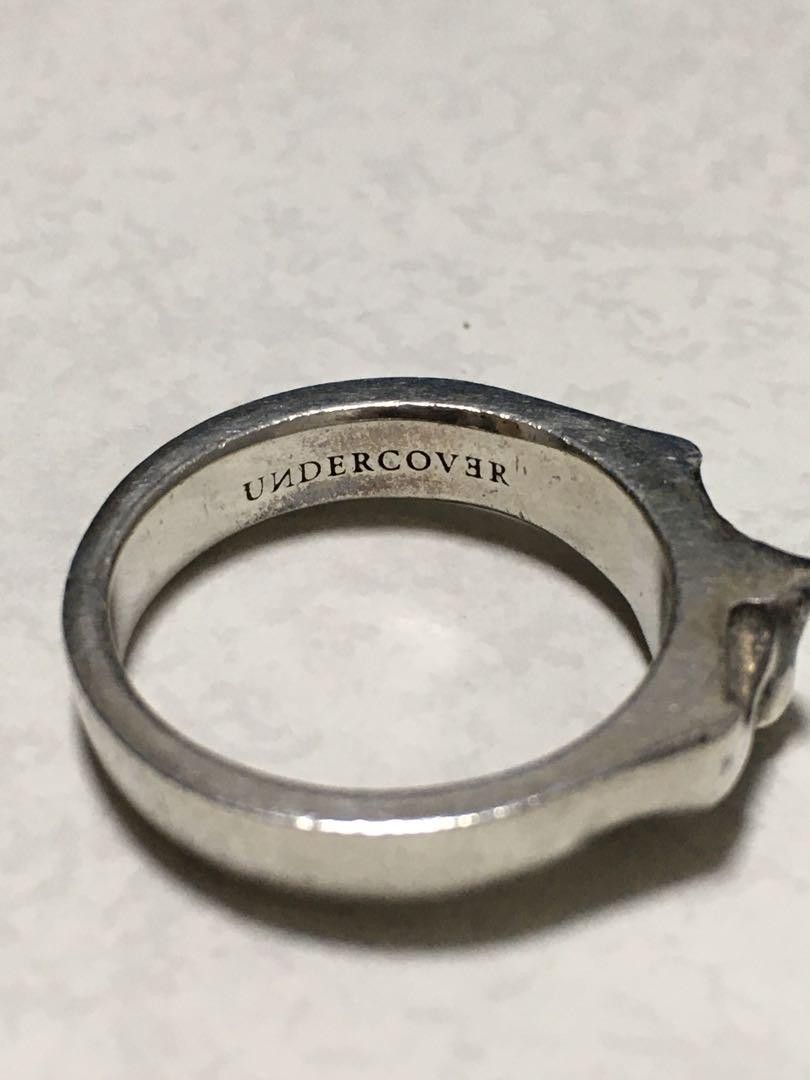 Undercover 2 Piece Skull Logo Ring Size ONE SIZE - 8 Thumbnail