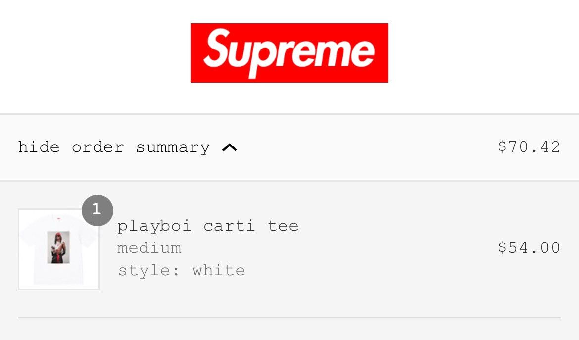 Supreme Supreme x Playboi Carti Size US M / EU 48-50 / 2 - 2 Thumbnail