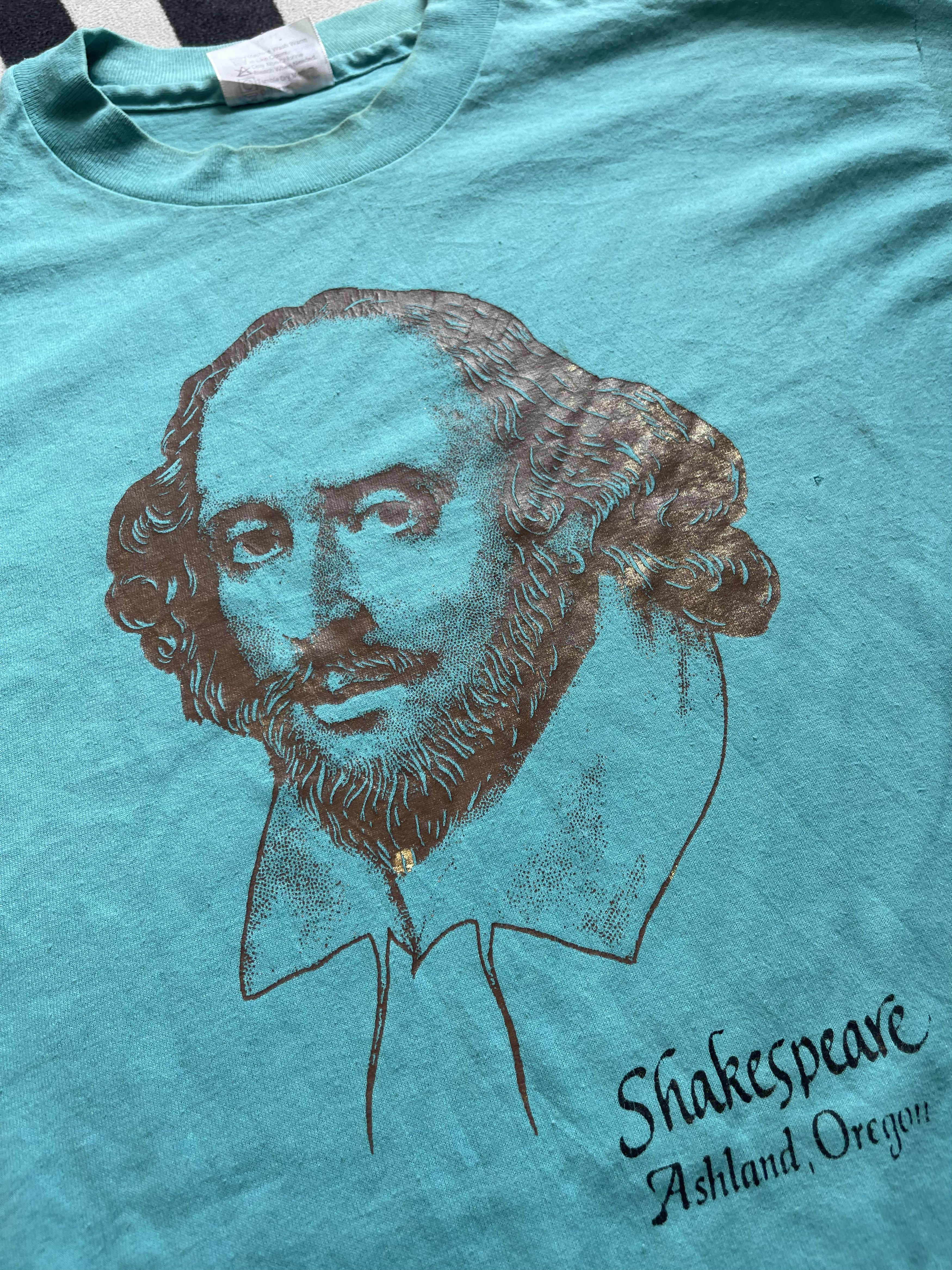 Vintage Vintage 80s Shakespeare Ashland Oregon T-Shirt Size US L / EU 52-54 / 3 - 4 Thumbnail