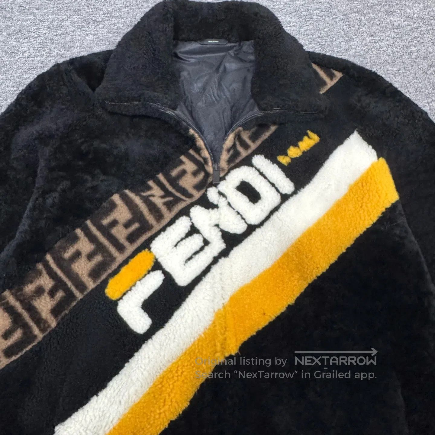 Fendi FENDI size 46 All-in-one wool and fur lamb cashmere teddy Size M / US 6-8 / IT 42-44 - 5 Thumbnail