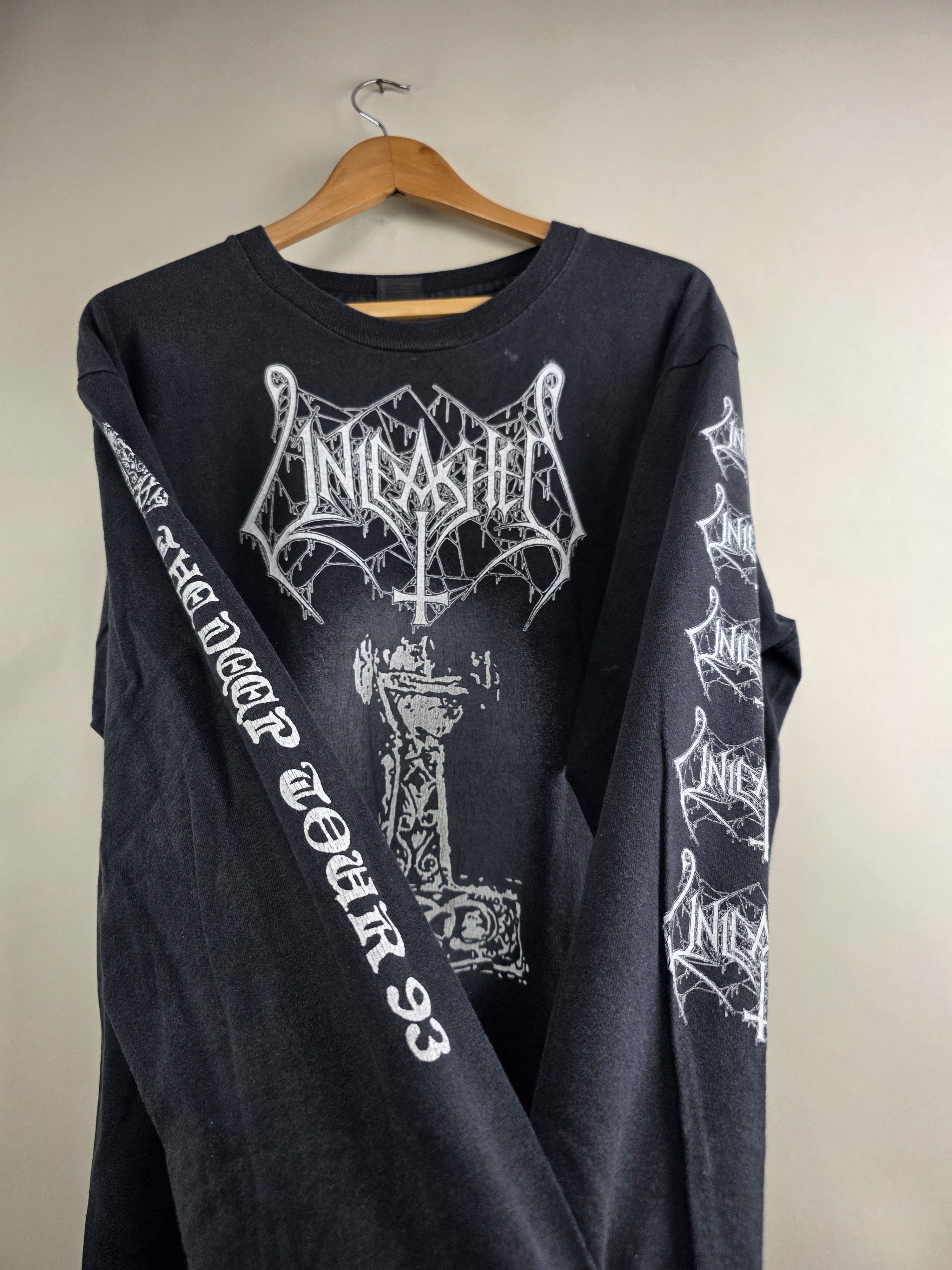 Band Tees × Vintage 1993 Unleashed The Deep Tour Long-sleeved XL 23" 29.5" Size US XL / EU 56 / 4 - 2 Thumbnail