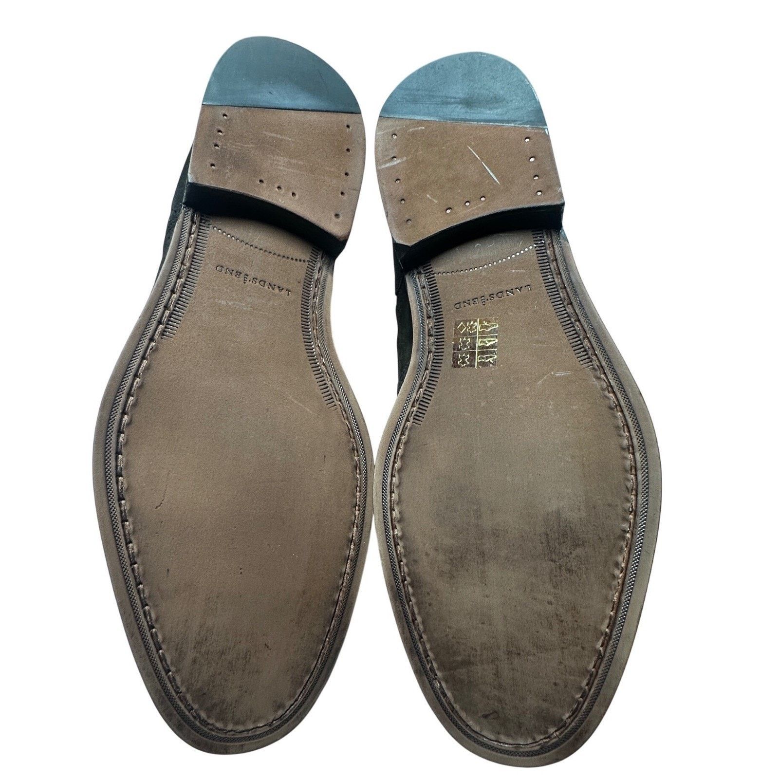 Lands' End Lands' End Wingtip Oxford Men's 13 Dark Brown Suede New Size US 13 / EU 46 - 5 Thumbnail