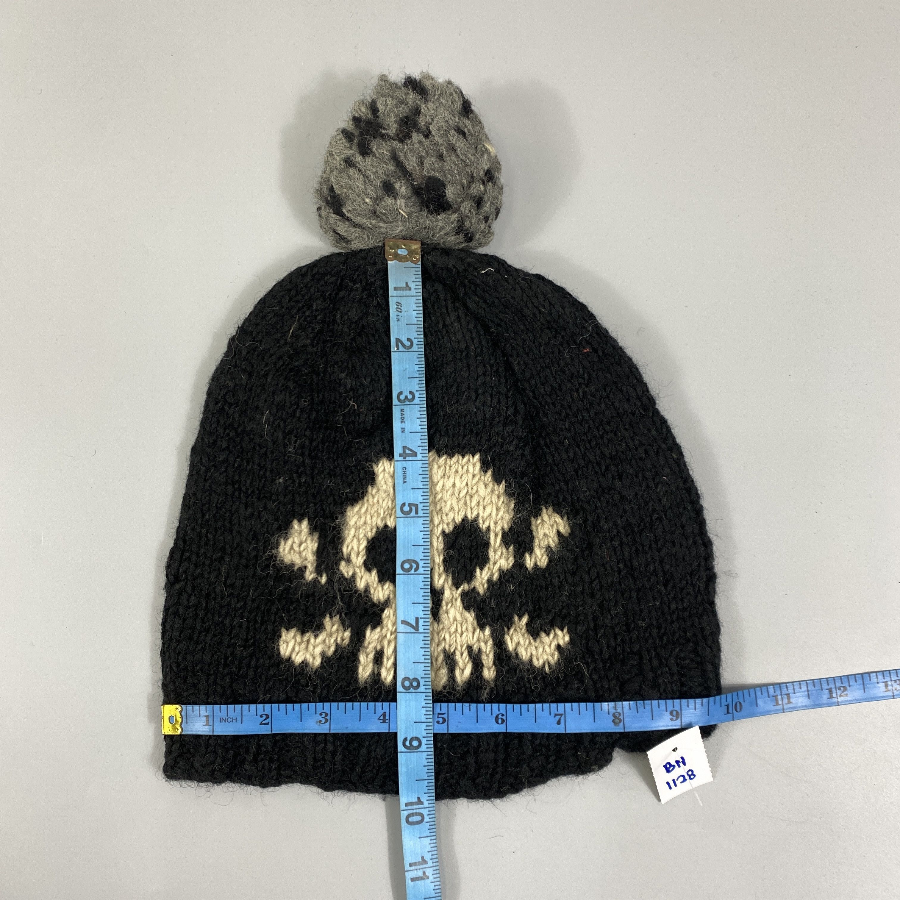 Japanese Brand Grace Hats Skull Slouchy Beanie Hats -BN1128 Size ONE SIZE - 5 Thumbnail