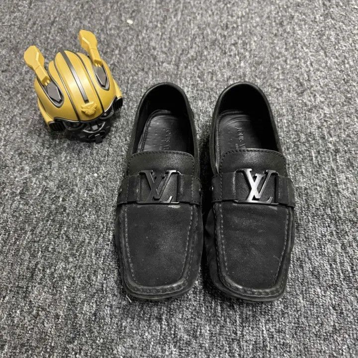 Louis Vuitton Louis Vuitton Casual Black Slip-On Shoes for Men -2508 Size US 8.5 / EU 41-42 - 2 Thumbnail