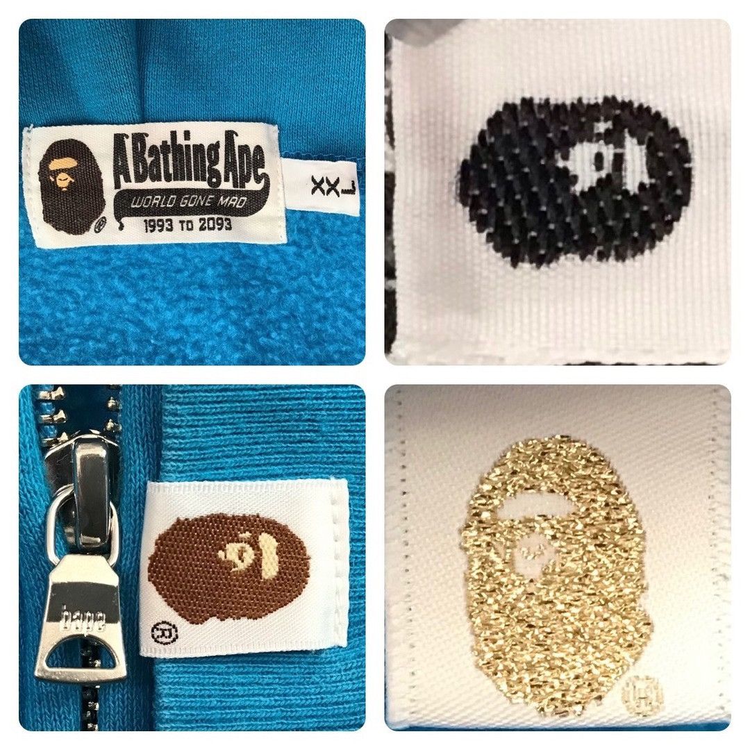 Bape × Nigo BAPE camo × Blue shark full zip hoodie a bathing ape NIGO Size US XXL / EU 58 / 5 - 8 Thumbnail