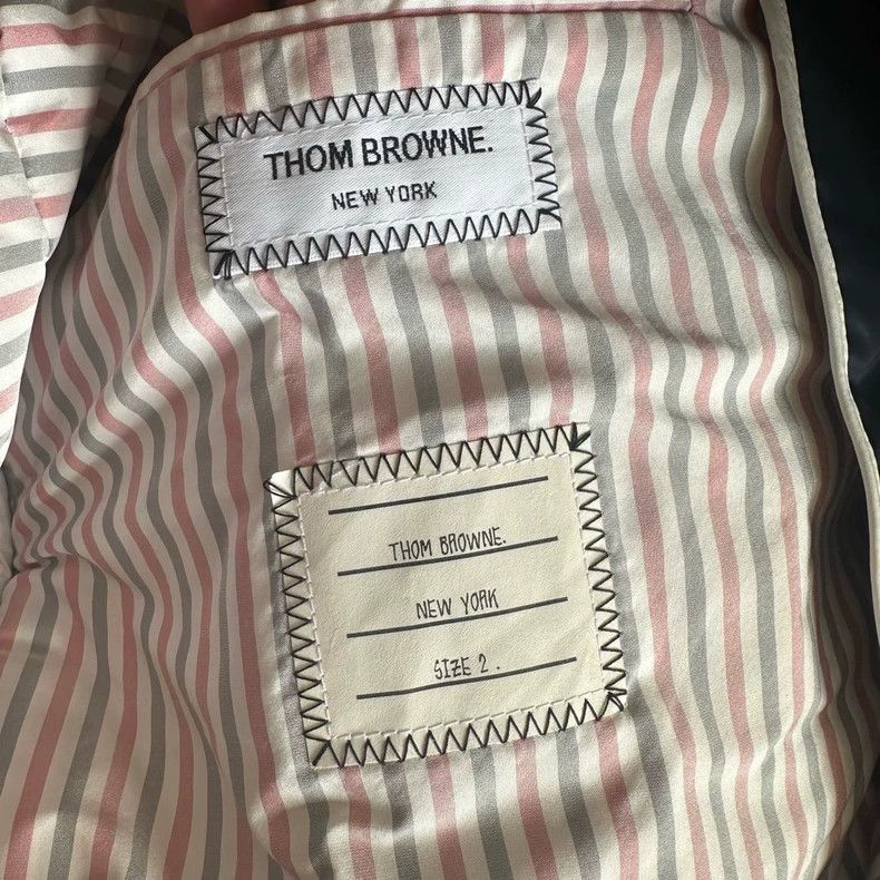 Thom Browne Thom Browne Four-striped hooded down jacket 2503-Nextarrow Size US M / EU 48-50 / 2 - 3 Thumbnail