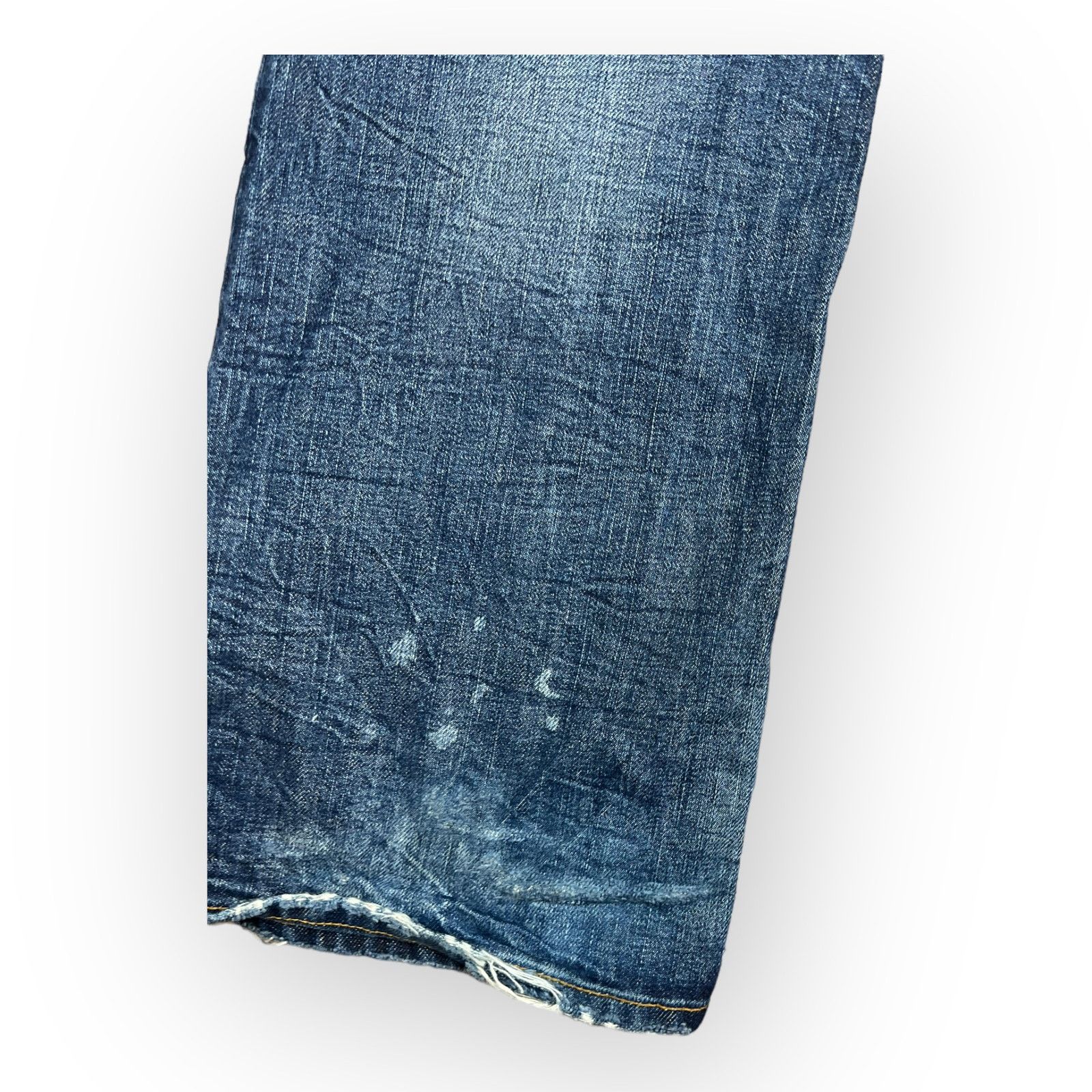 Ruehl No. 925 Ruehl No. 925 | Vintage Distressed Splatter Bootcut Jeans Size 30" / US 8 / IT 44 - 8 Thumbnail