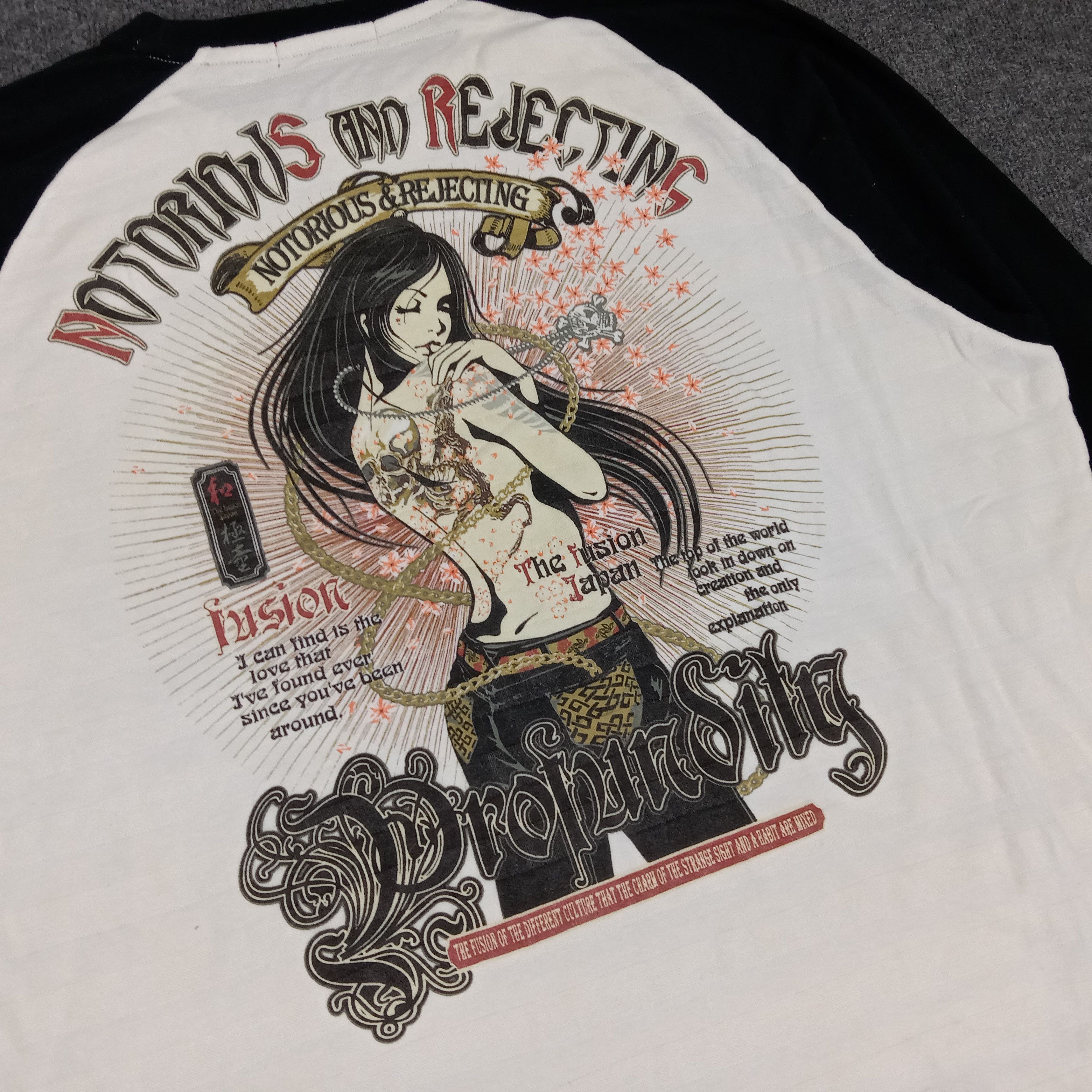 Japanese Brand × Vintage Notorious And Rejecting Sexy Woman's Design Tshirt Size US XXL / EU 58 / 5 - 2 Thumbnail