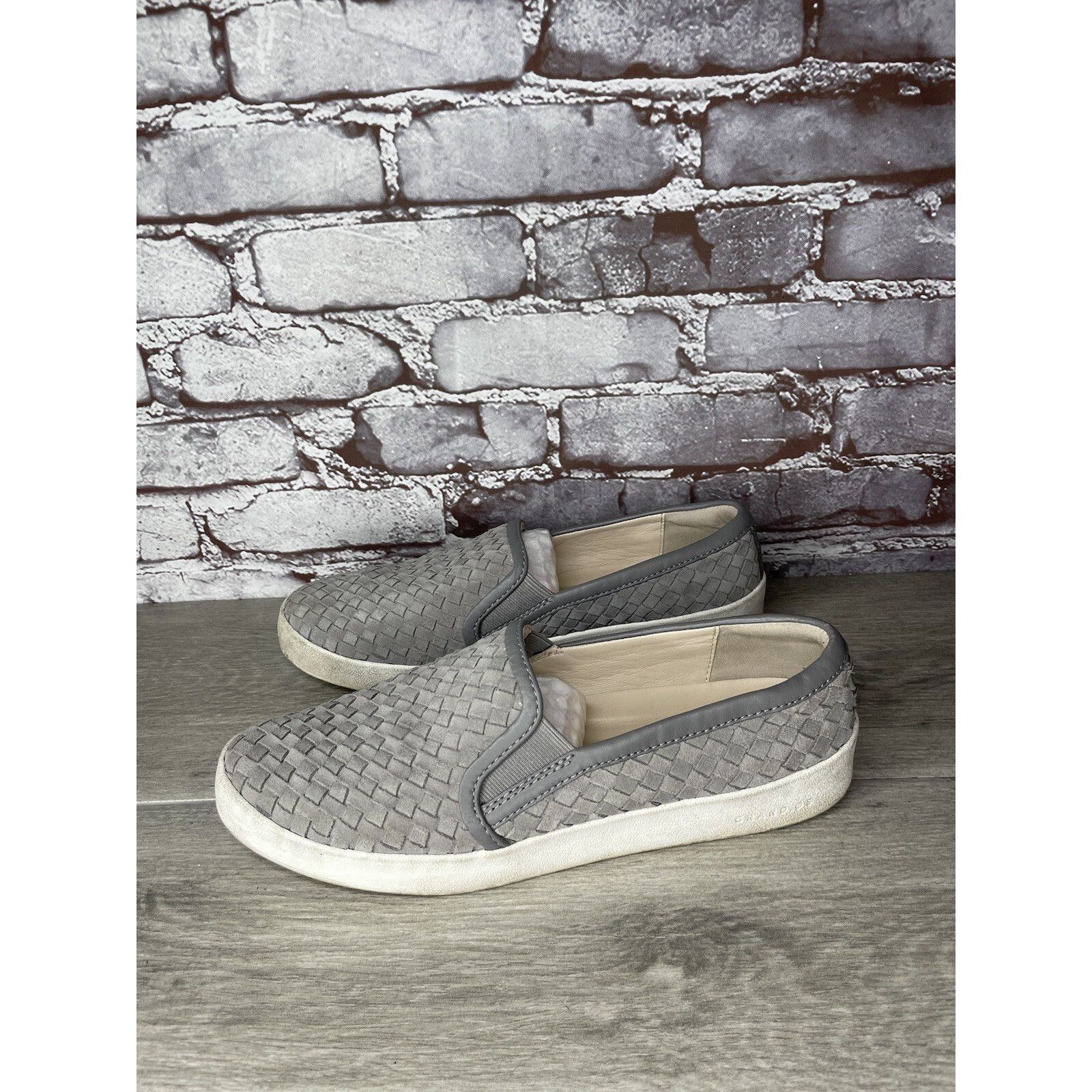 Cole Haan Cole Haan Grand Pro Gray Woven Suede Leather Slip On Shoes W Size US 11 / IT 41 - 16 Thumbnail