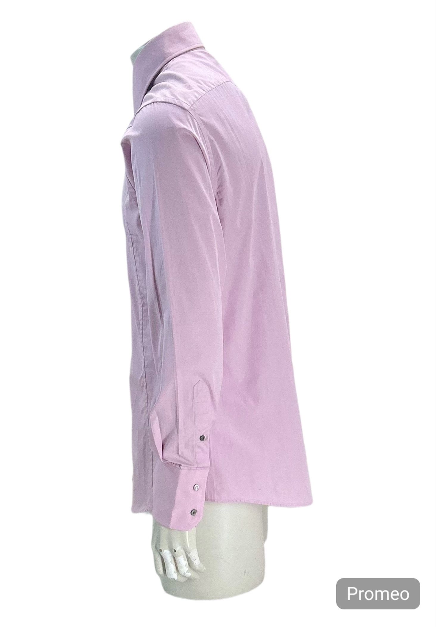 Gucci Gucci Pink Slim Fit Darted Shirt With Double Button Collar Size US L / EU 52-54 / 3 - 2 Thumbnail