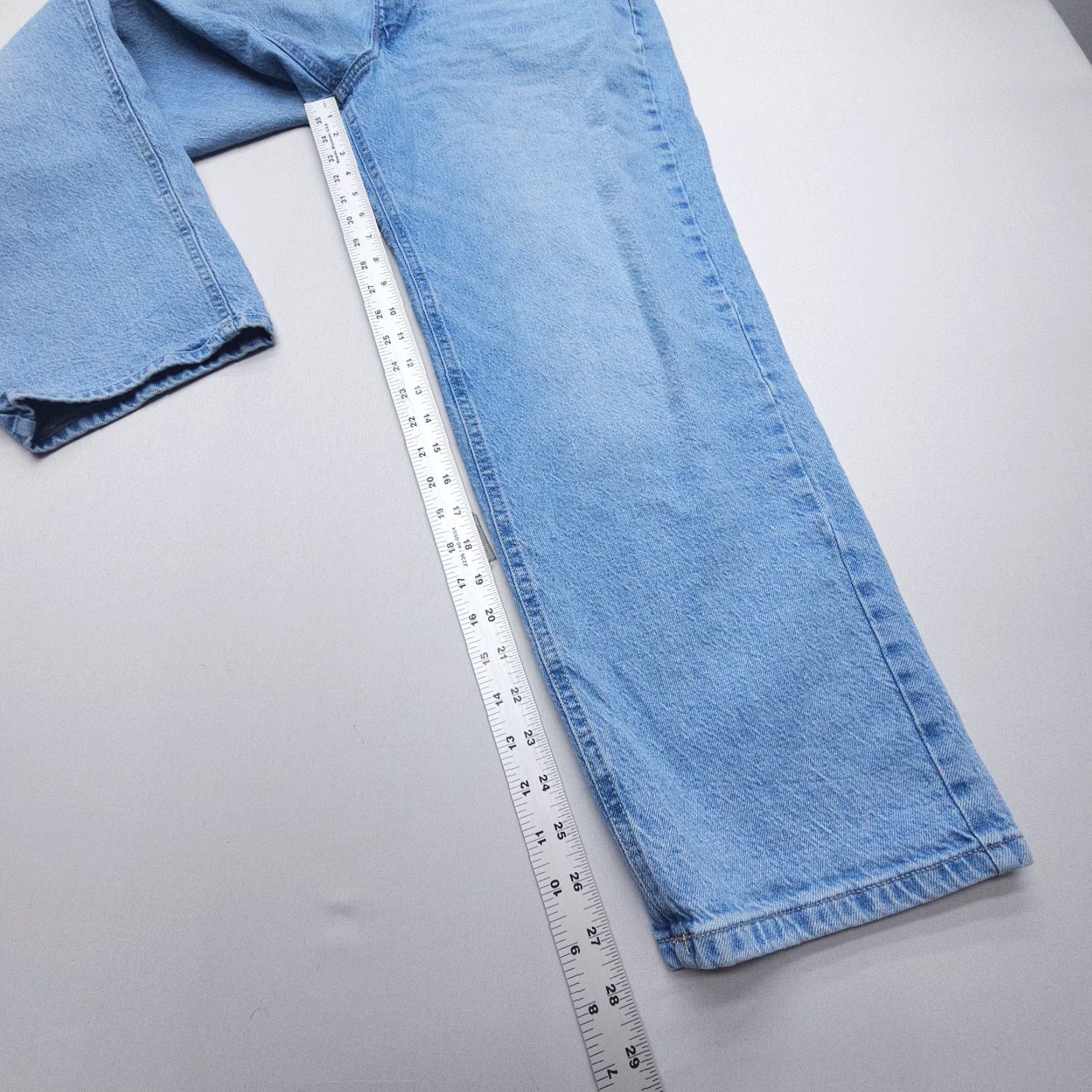 Lucky Brand Lucky Brand Jeans Boyfriend Mid Rise Relaxed Straight 14 / 32 Blue Denim 28" Inseam Slim Logo American Western Womens Jeans Size 36" / US 14 / IT 50 - 5 Thumbnail