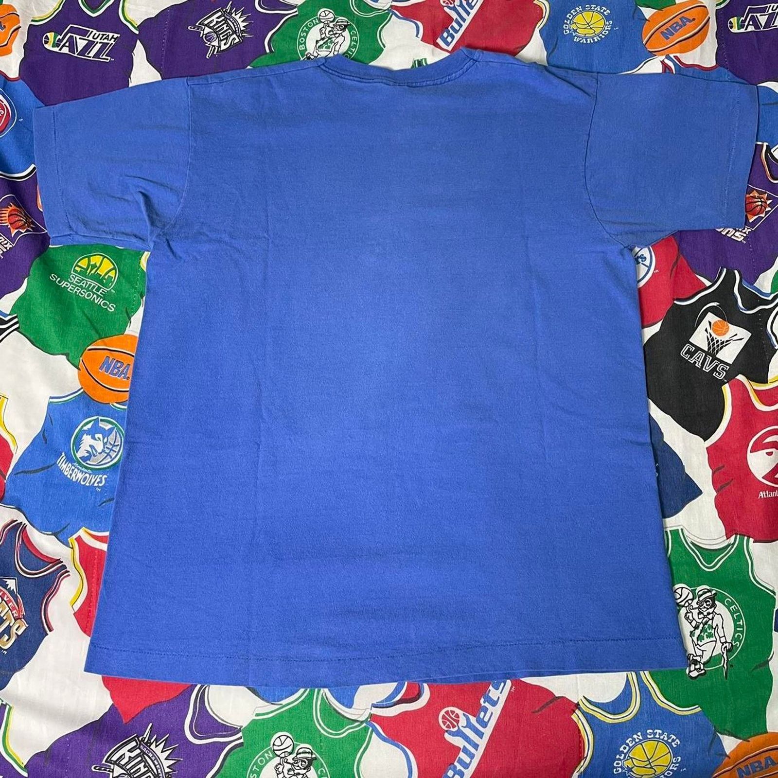 Salem Sportswear Vintage 1990 NHL Brian Leetch New York Rangers Hockey Tee Size US XL / EU 56 / 4 - 2 Thumbnail