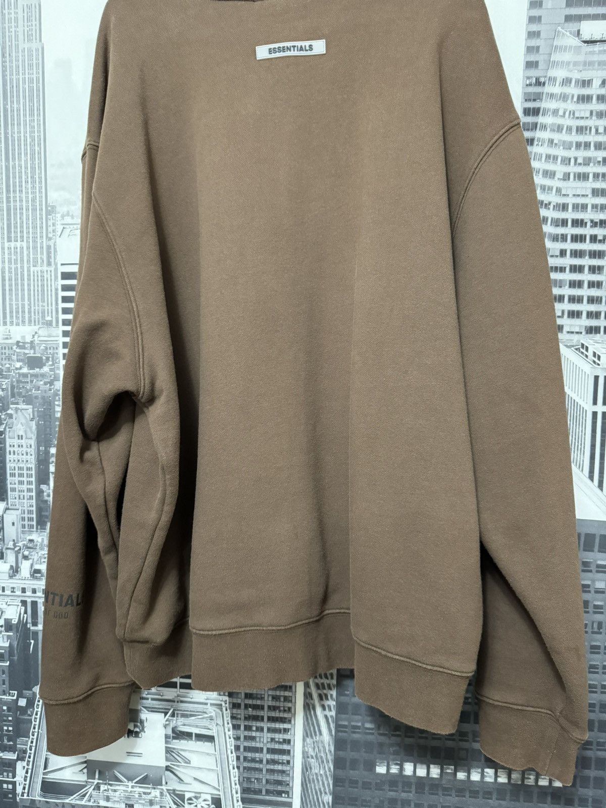 Fear of God 💥Fear of God Essentials Half Zip Pullover SZ Small Taupe Size US S / EU 44-46 / 1 - 12 Thumbnail