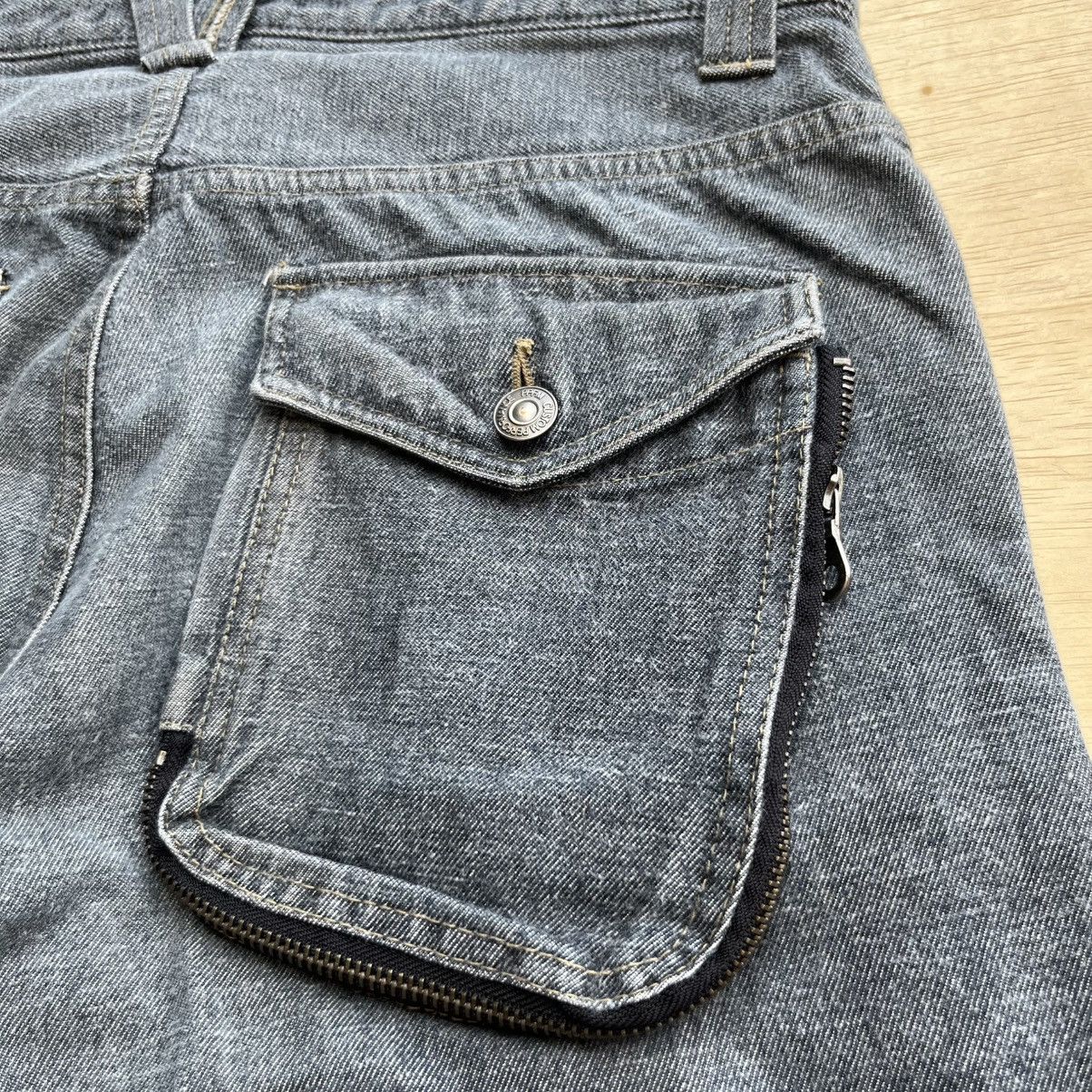 PPFM PPFM DENIM WASHED 3D ZIP POCKET SPIRAL JAPANESE BRAND Size US 32 / EU 48 - 9 Thumbnail