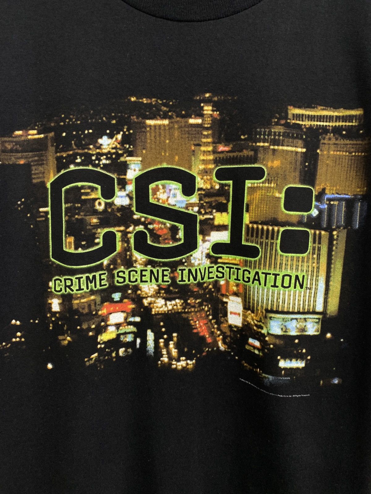Giant Vintage CSI Crime Scene Investigation 2006 TV Series Giant Size US M / EU 48-50 / 2 - 4 Thumbnail