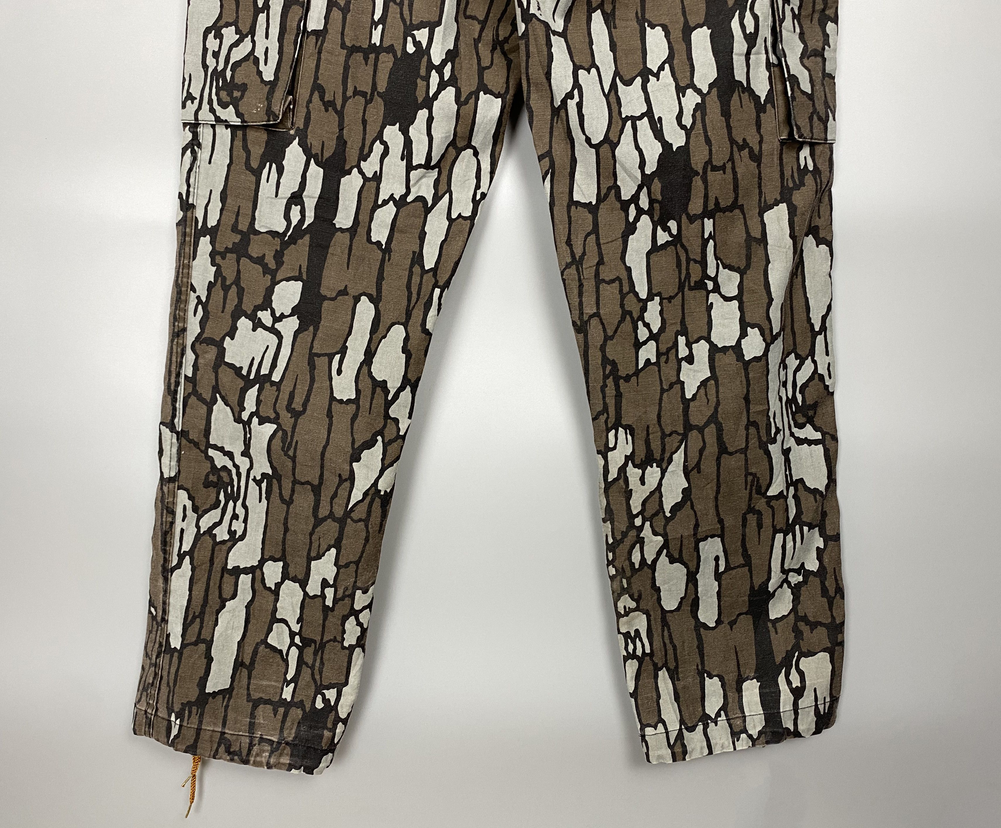 Japanese Brand Vintage 80s Gung Ho TreBark Camo Cargo Pants Talon Zip Size US 34 / EU 50 - 10 Thumbnail