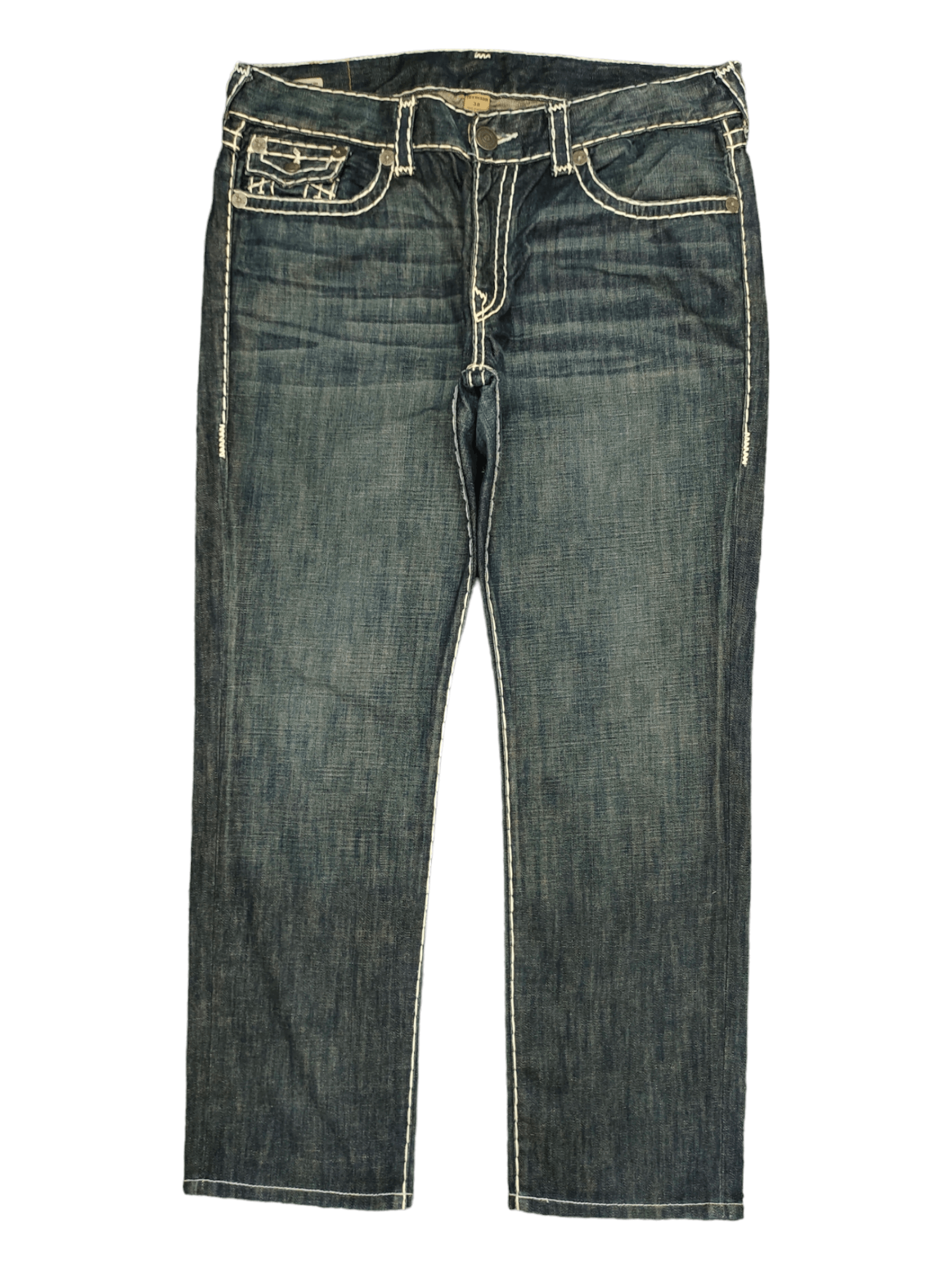 True Religion Vintage Y2k True Religion Big Stitch Denim Pants Streetwear Size US 38 / EU 54 - 9 Thumbnail