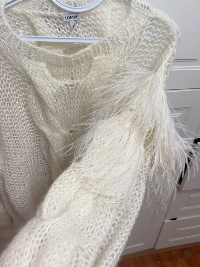 Loewe LOEWE White sweater Size XS / US 0-2 / IT 36-38 - 4 Thumbnail