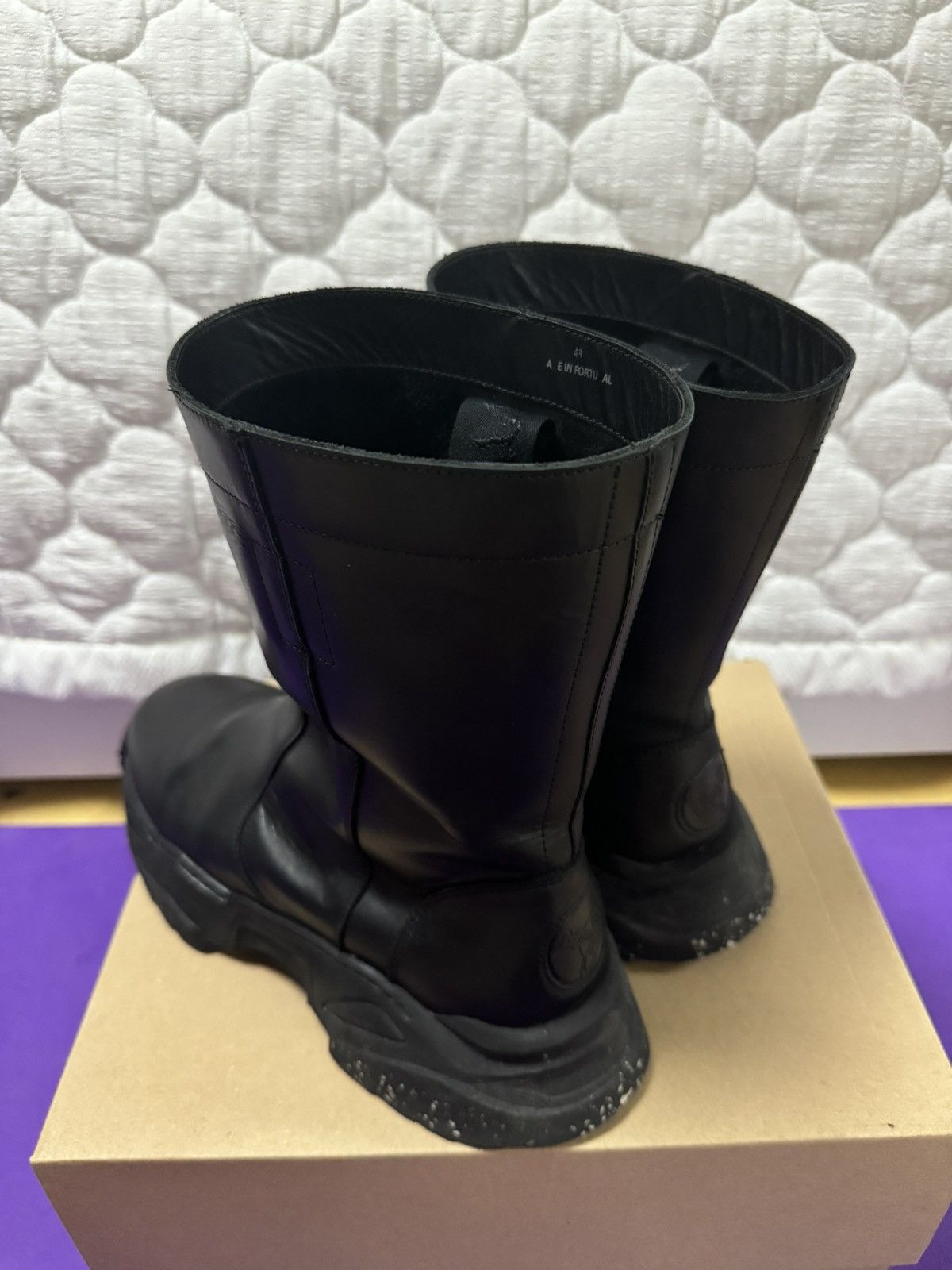 Vivienne Westwood Vivienne Westwood logo embossed chunky boots Size US 9.5 / EU 42-43 - 2 Thumbnail