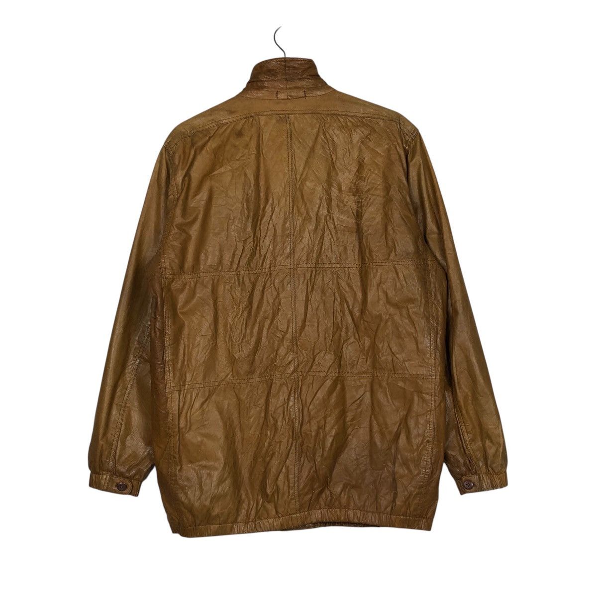 Japanese Brand × Vintage 📌Vintage Biker Leather Jacket Bleriot Size US L / EU 52-54 / 3 - 9 Thumbnail