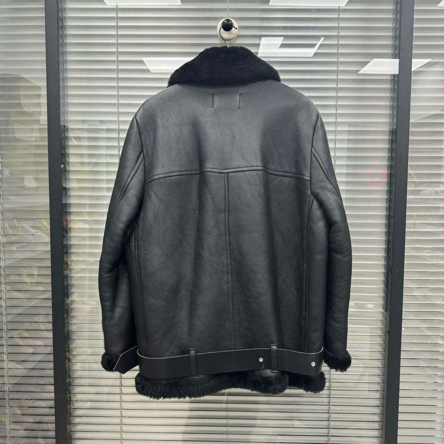 Acne Studios AcneStudios Black Shearling Long-Sleeved Jacket Size US XXS / EU 40 - 2 Thumbnail