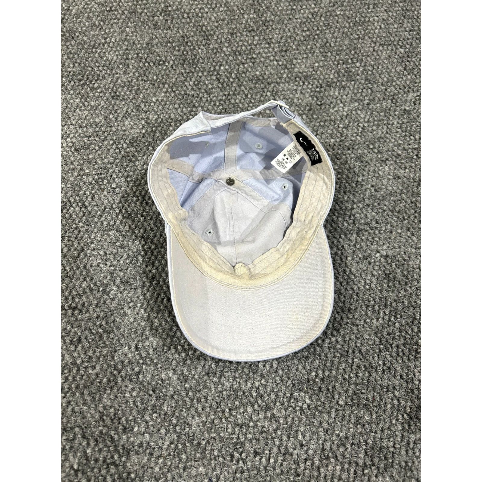 Nike Nike Hat Cap One Size Light Blue Gold Logo Adjustable Strap Baseball Cap Mens Twill Cotton Sports Heritage 86 Size ONE SIZE - 7 Thumbnail