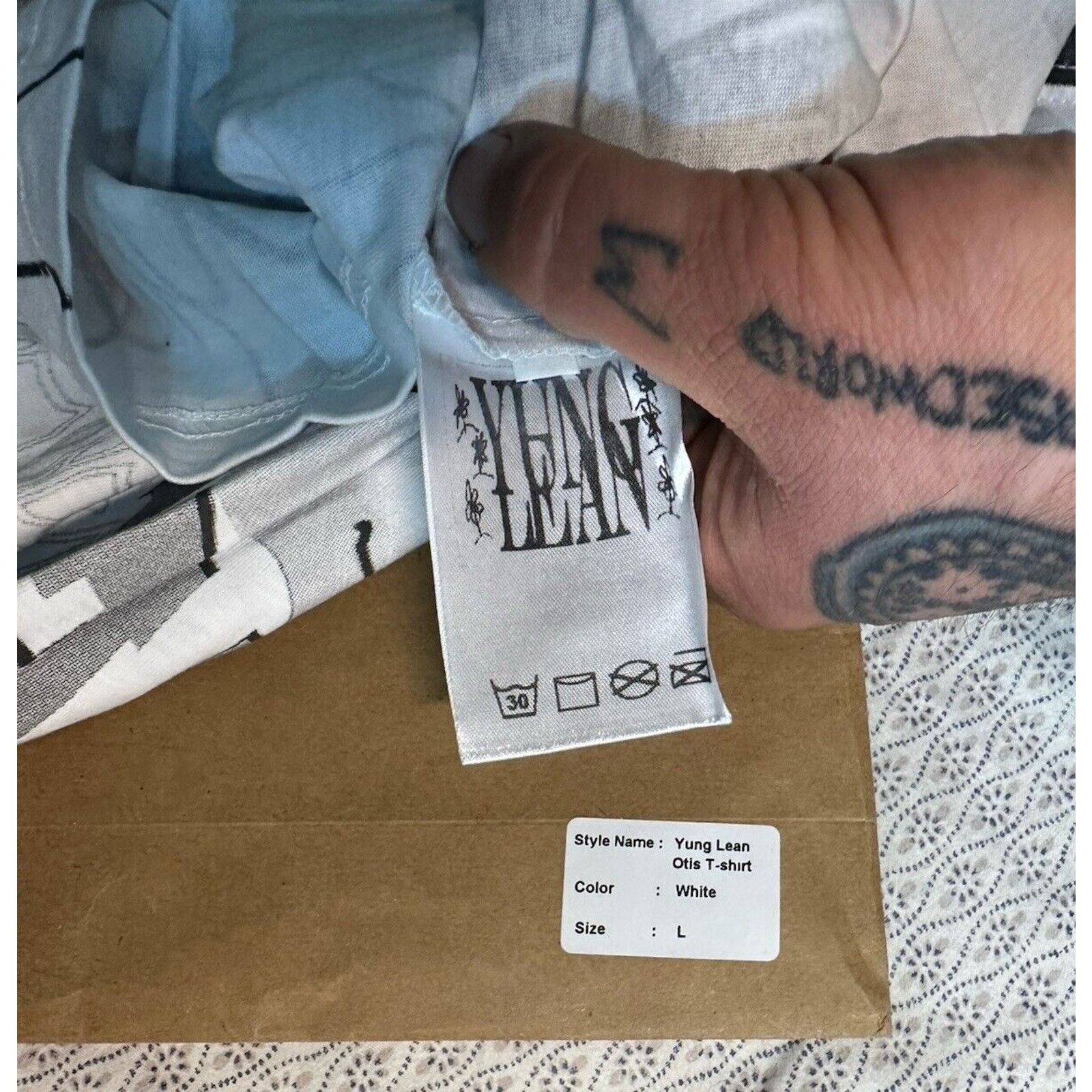 Sad Boys Yung Lean Otis Shirt Men’s Size Large Bladee Sad Boys Rap Size US L / EU 52-54 / 3 - 4 Thumbnail
