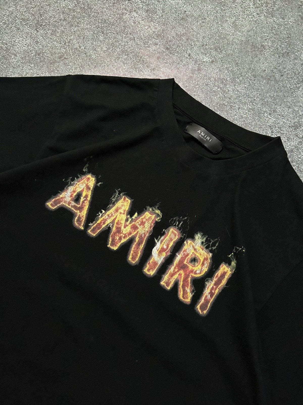 Amiri T-SHIRT AMIRI FLAME Size US M / EU 48-50 / 2 - 3 Thumbnail
