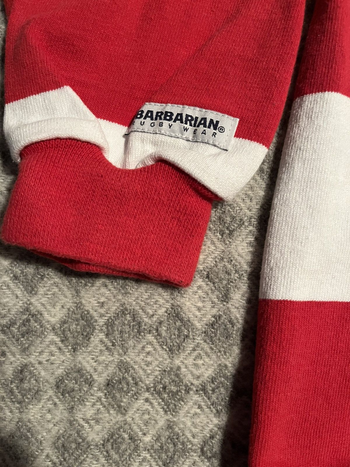 Barbarian Long sleeve Polo / Rugby Shirt RMC Barbarian Size US XL / EU 56 / 4 - 2 Thumbnail