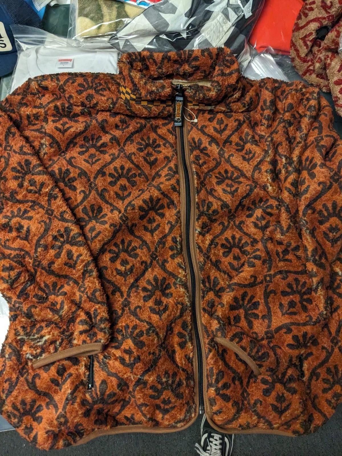 Kapital Kapital Yosemite Arabesque Fleece Zip Blouson Brown Size 5 Size US XXL / EU 58 / 5 - 4 Thumbnail