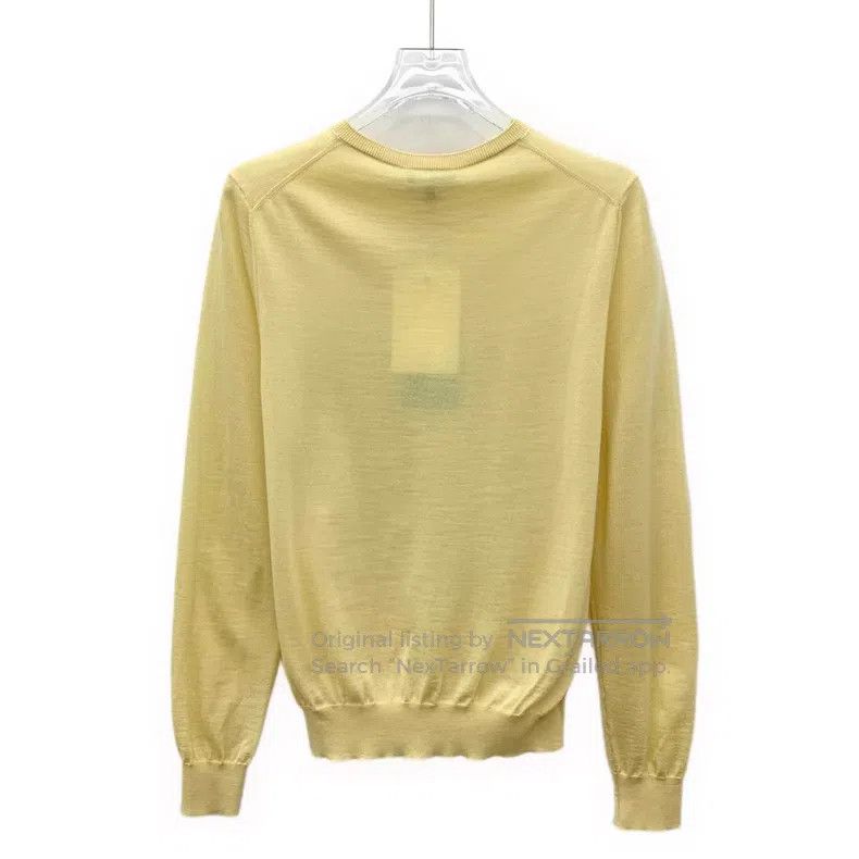 Loro Piana Loro Piana Yellow cashmere collar single-breasted long-sle Size XS / US 0-2 / IT 36-38 - 2 Thumbnail